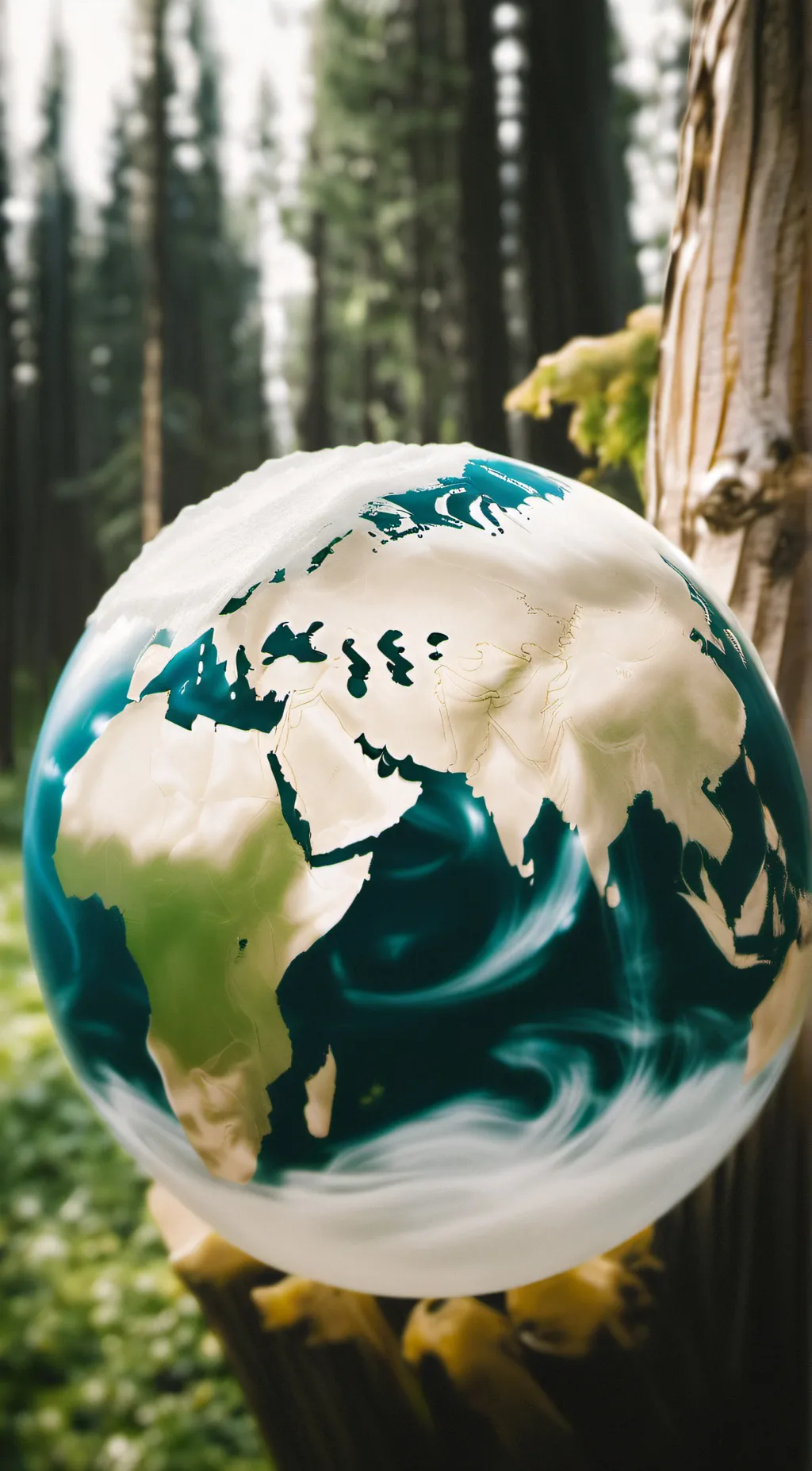 ai character: Earth  background