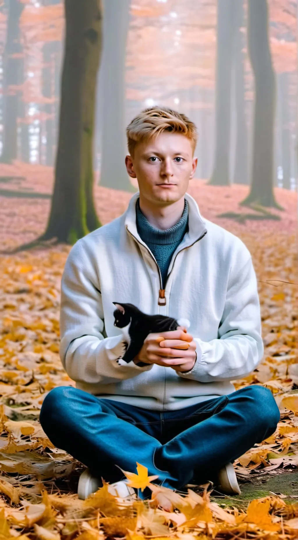 ai character: fluffy background