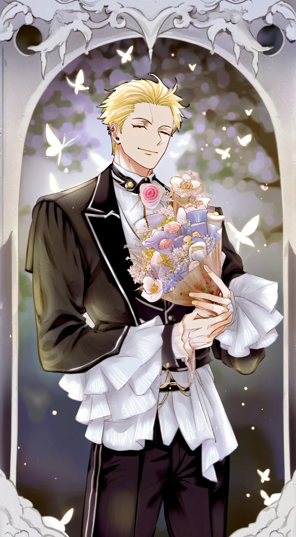 ai character: zoro background