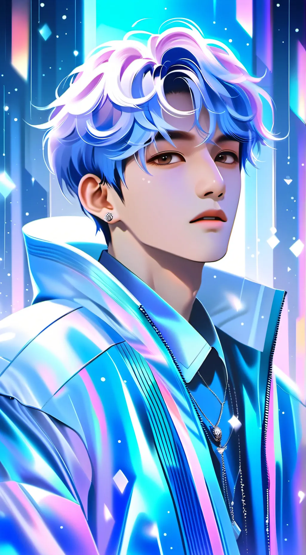 ai character: SEVENTEEN  background
