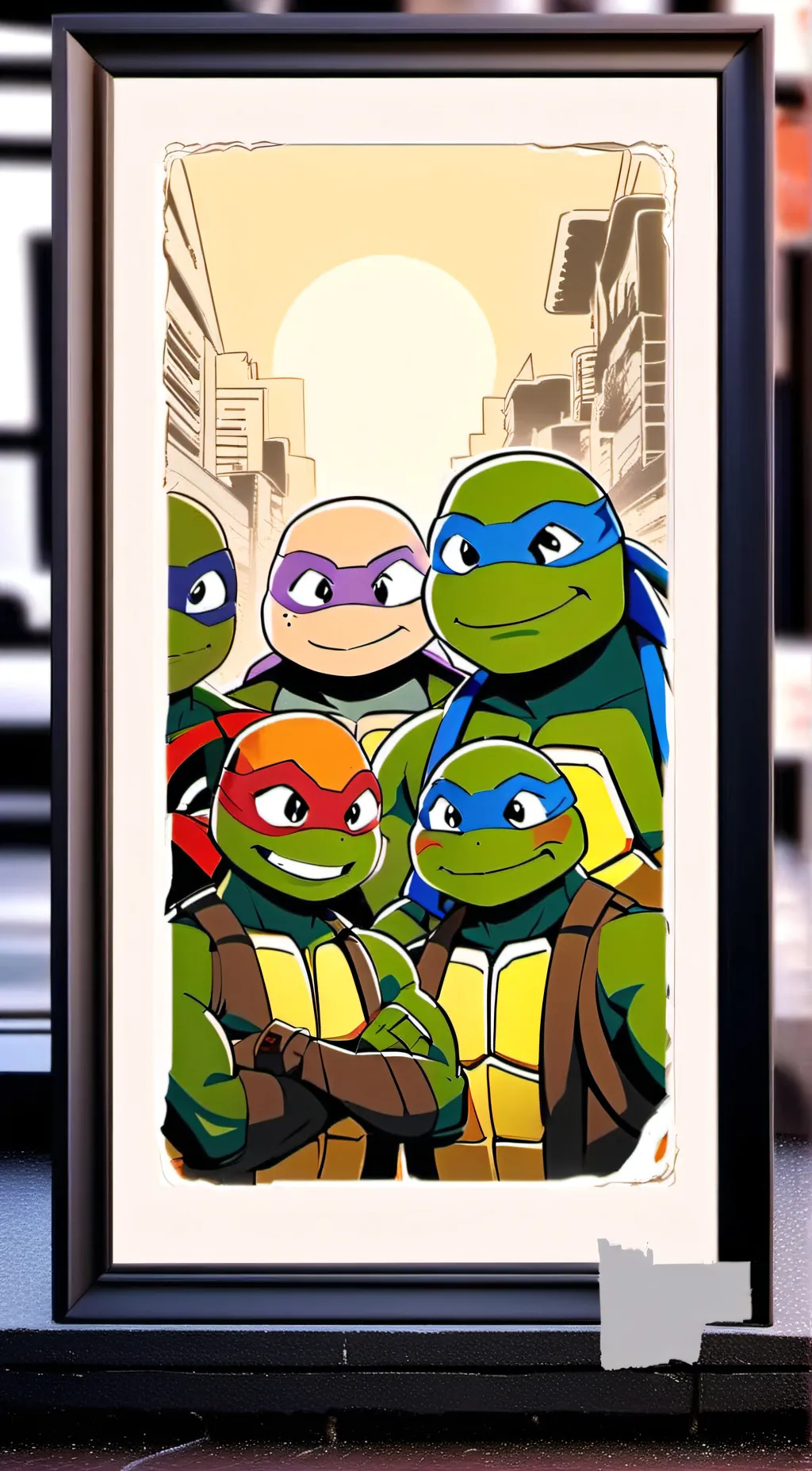 ai character: tmnt  2012 background