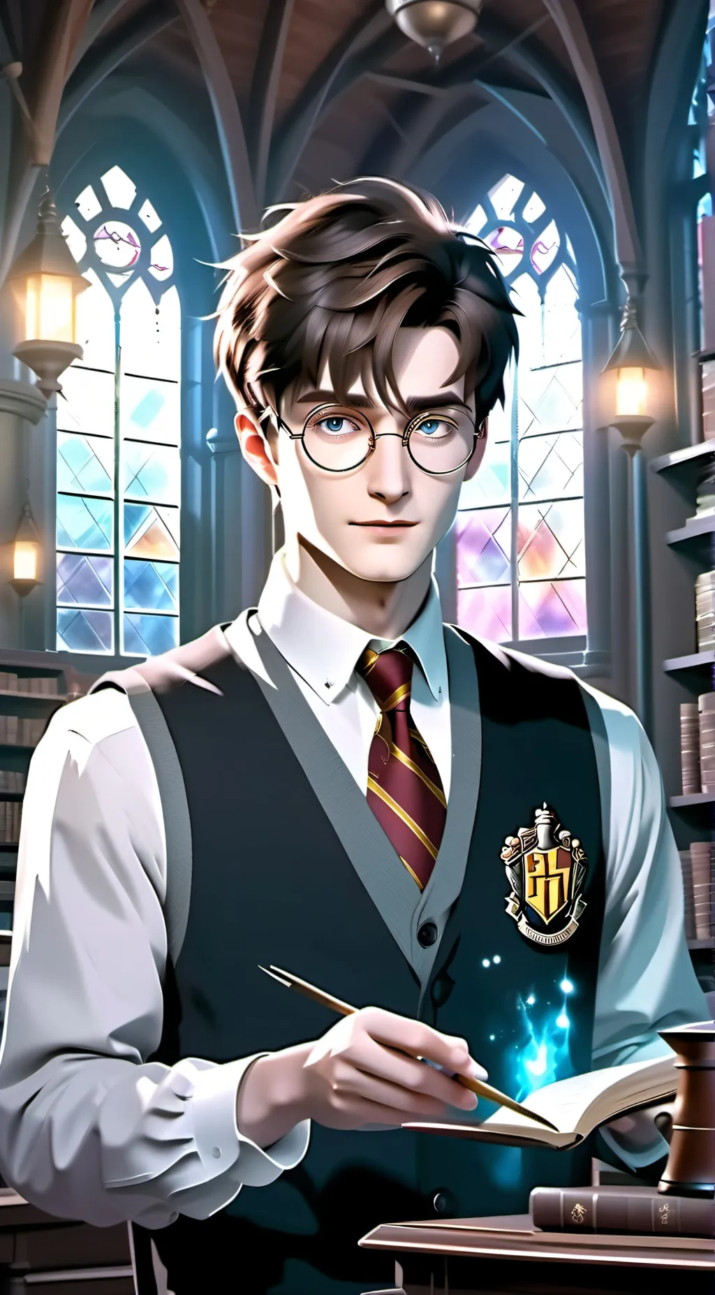 ai character: Harry Potter background