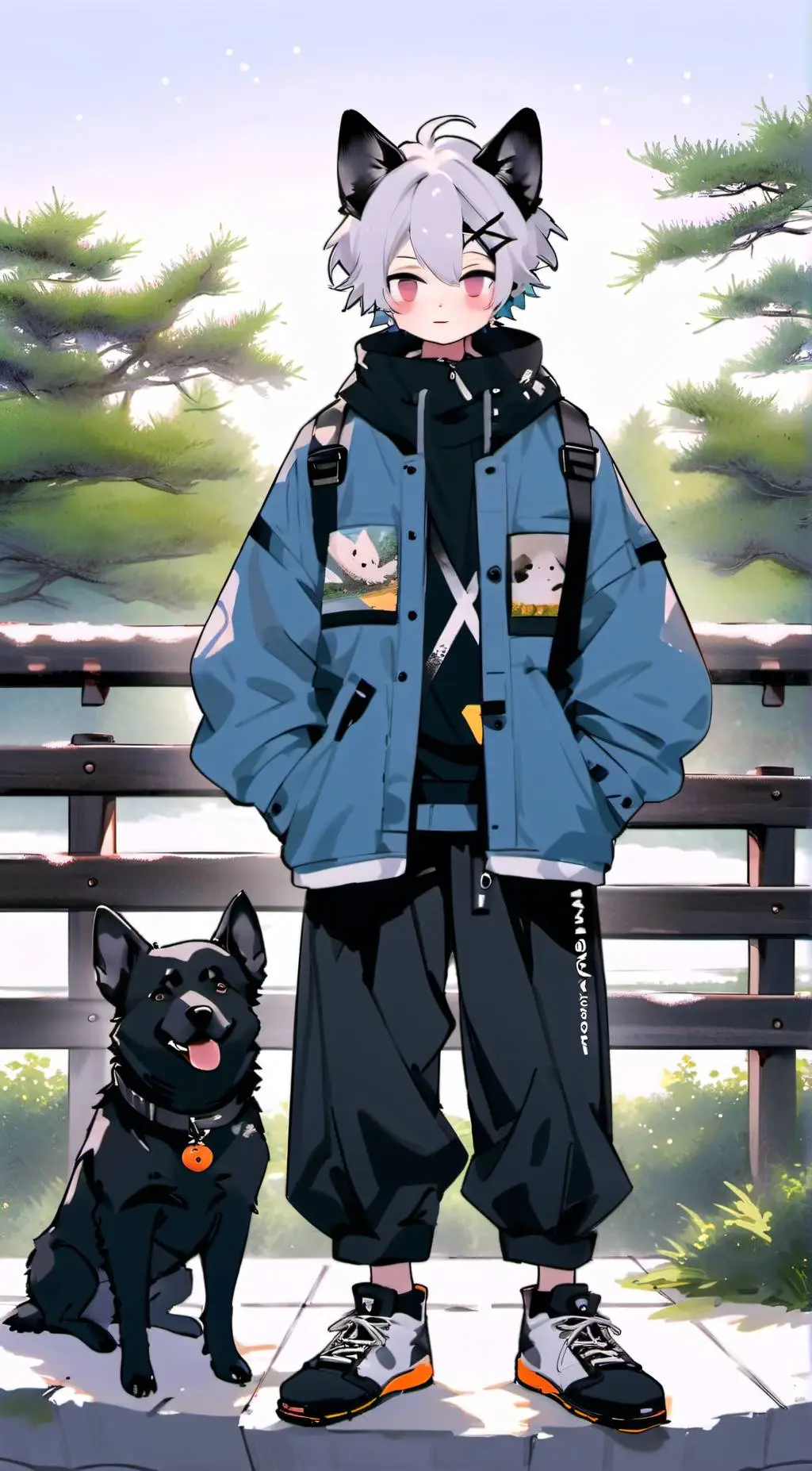 ai character: Leon background