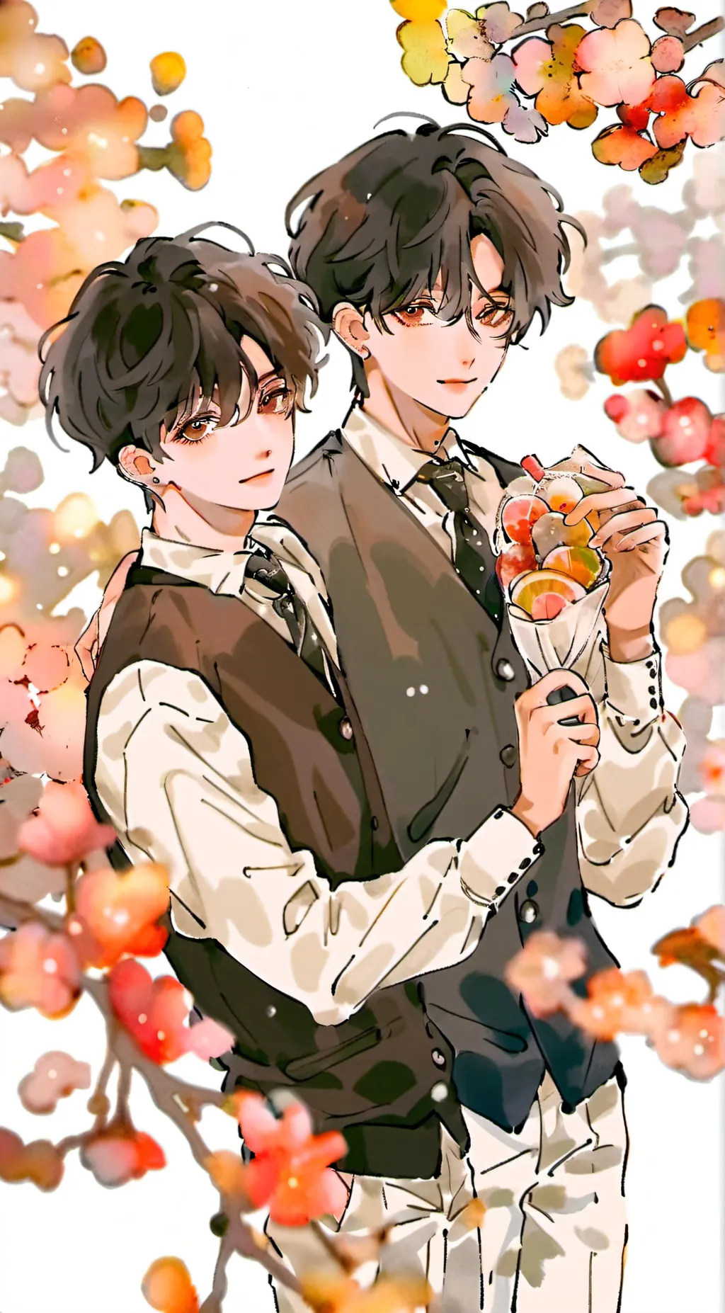 ai character: Damian and River background