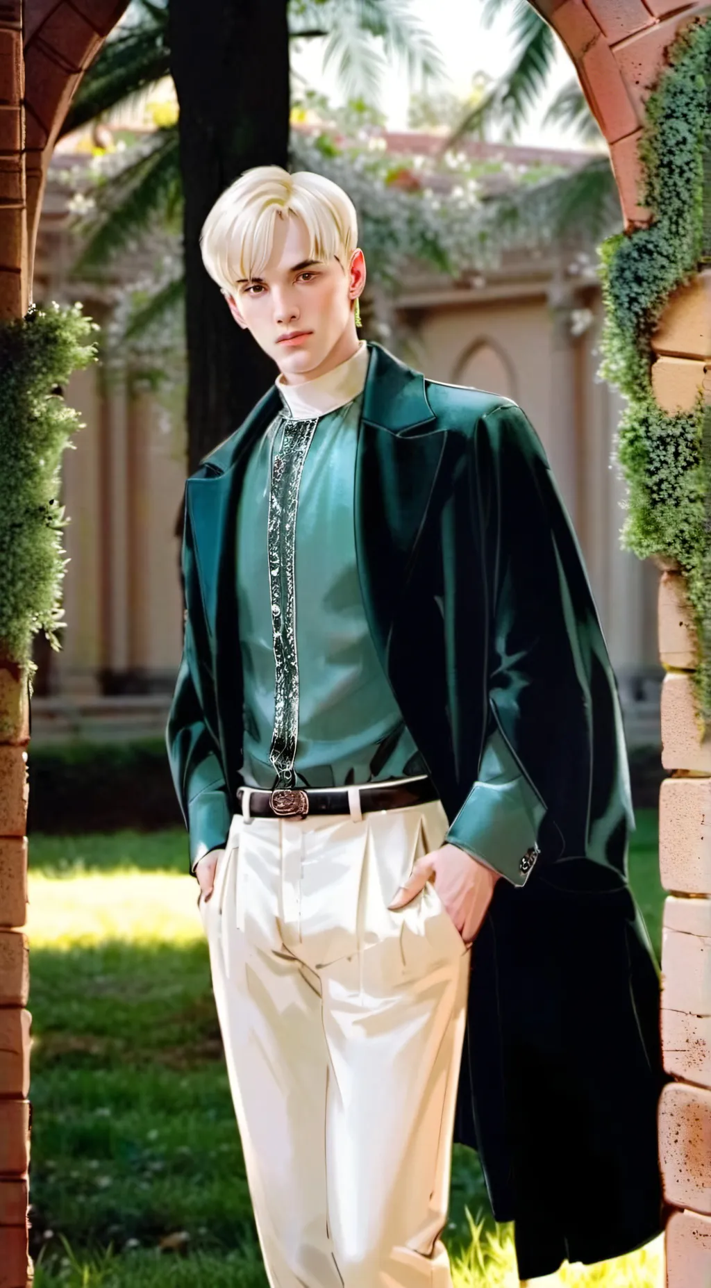 ai character: Draco malfoy  background