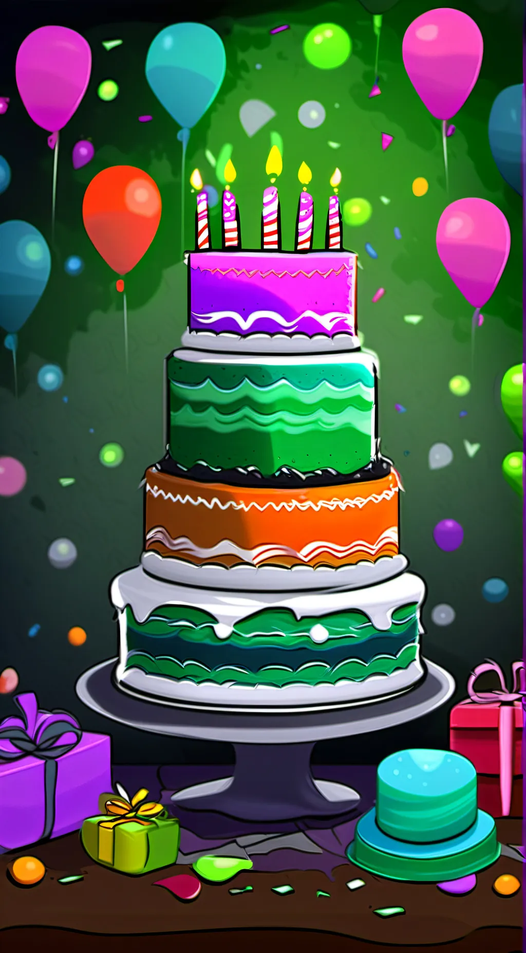 ai character: Пон background