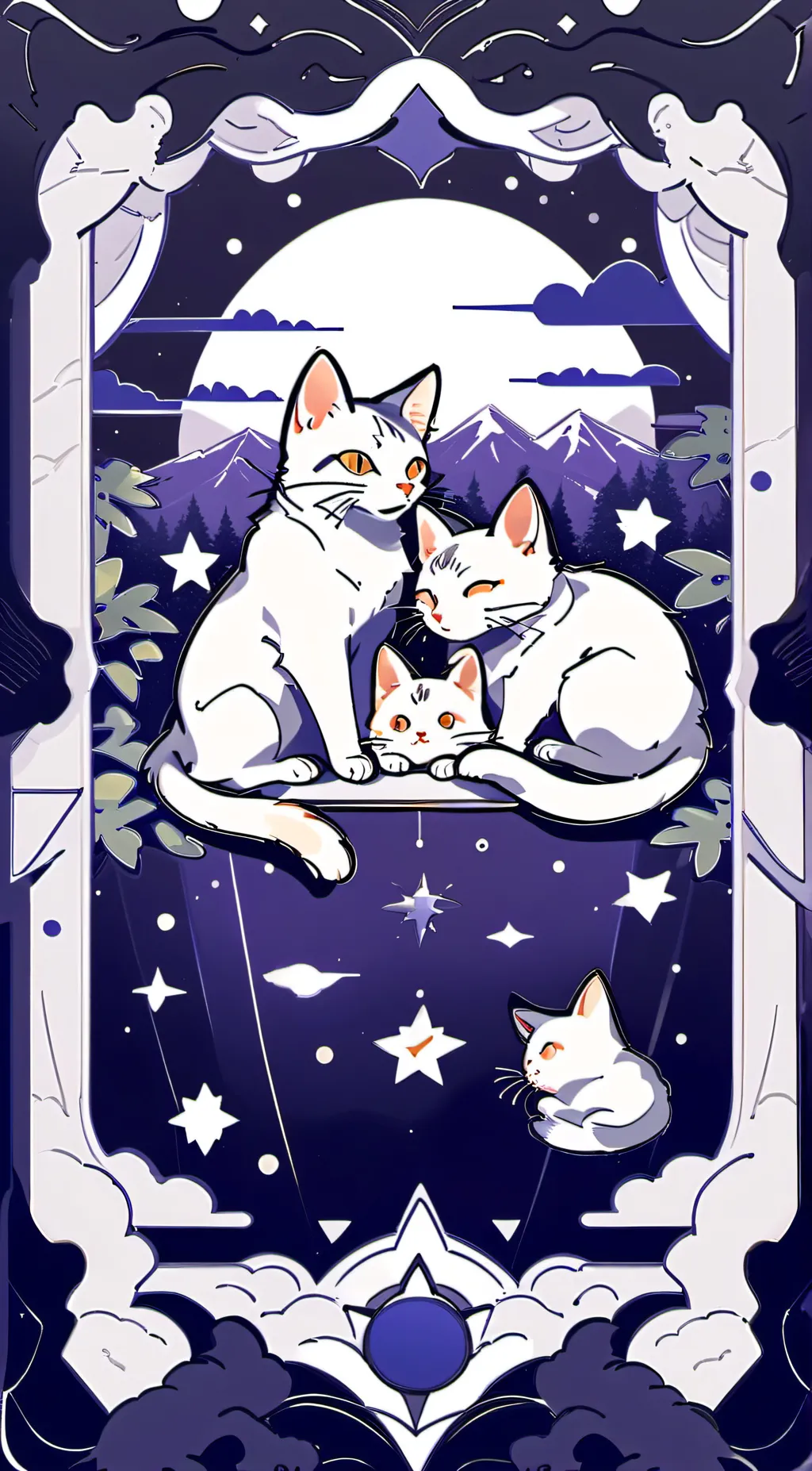 ai character: Catnap and Carson background