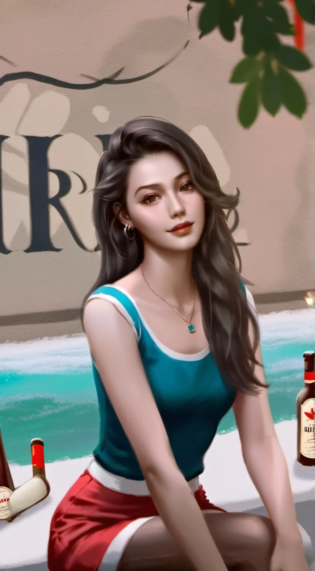 ai character: Sarah and Alex background