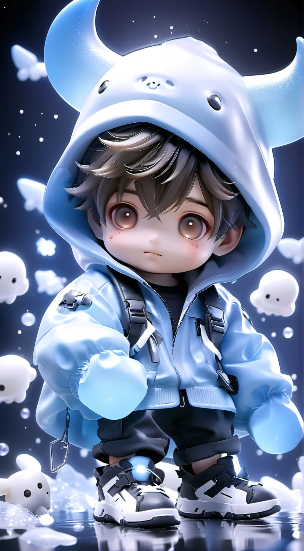 ai character: Aiden  background