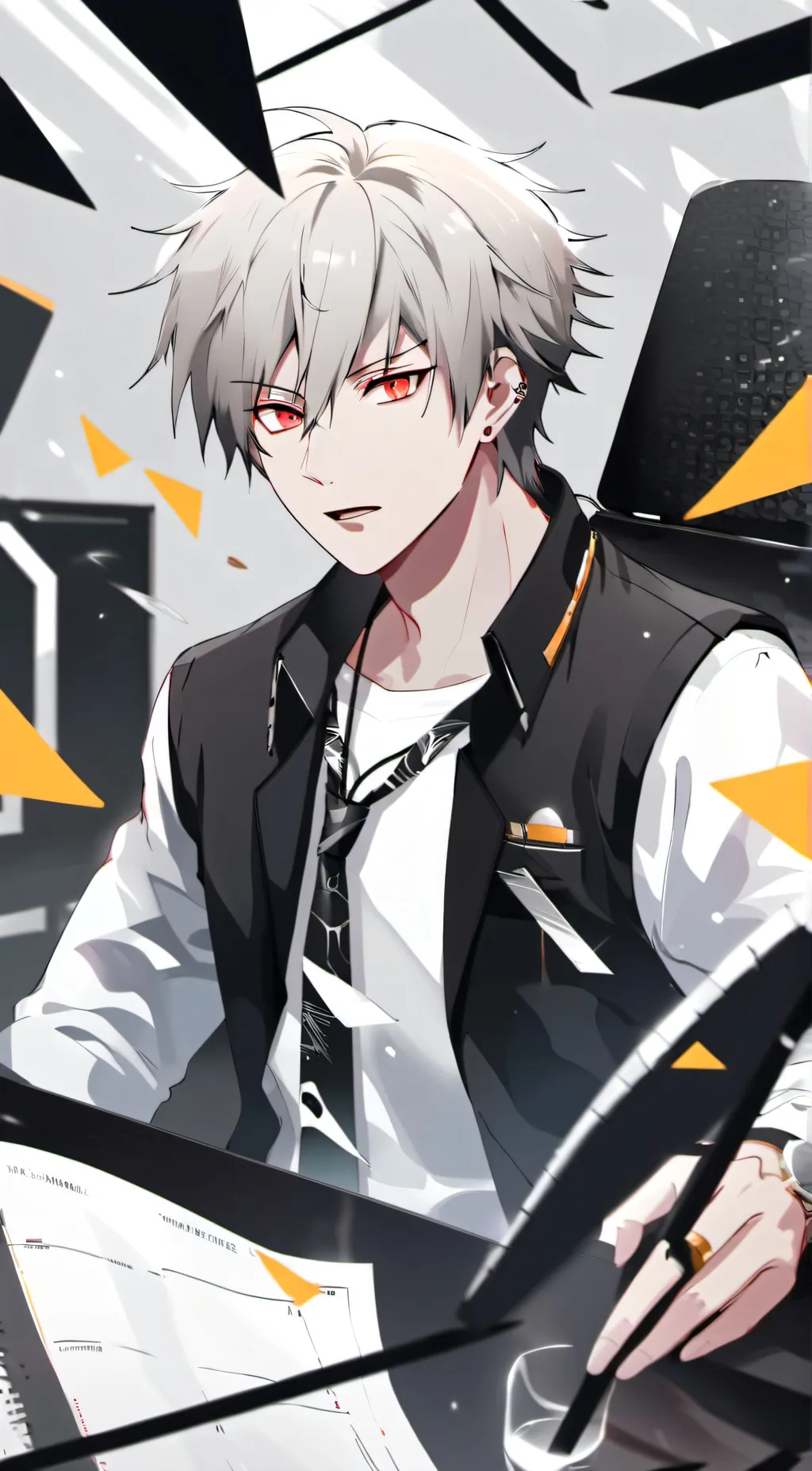 ai character: Bakugo  background