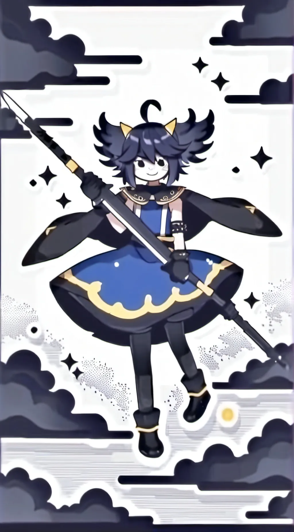 ai character: miss circle FPE background