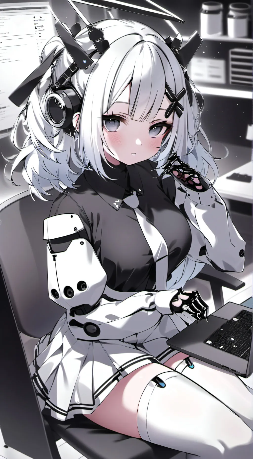 ai character: ms.lappy background