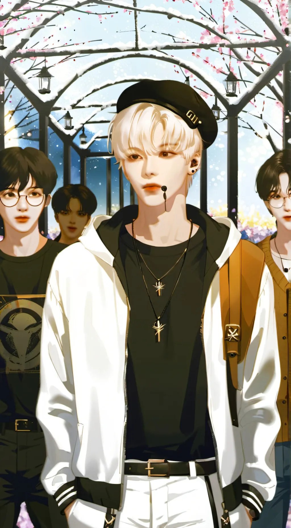 ai character: Lee know(skz)✨ background
