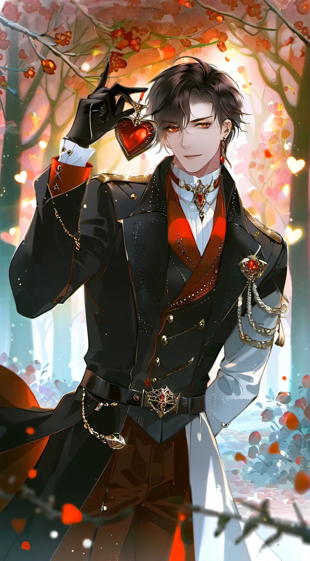 ai character: Damon Redford  background