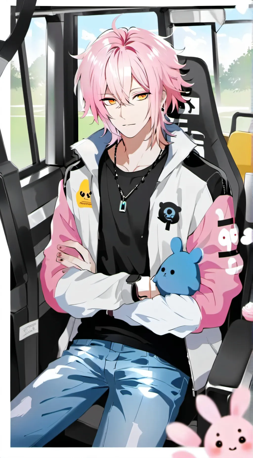 ai character: 🐚Caelus🪷 background