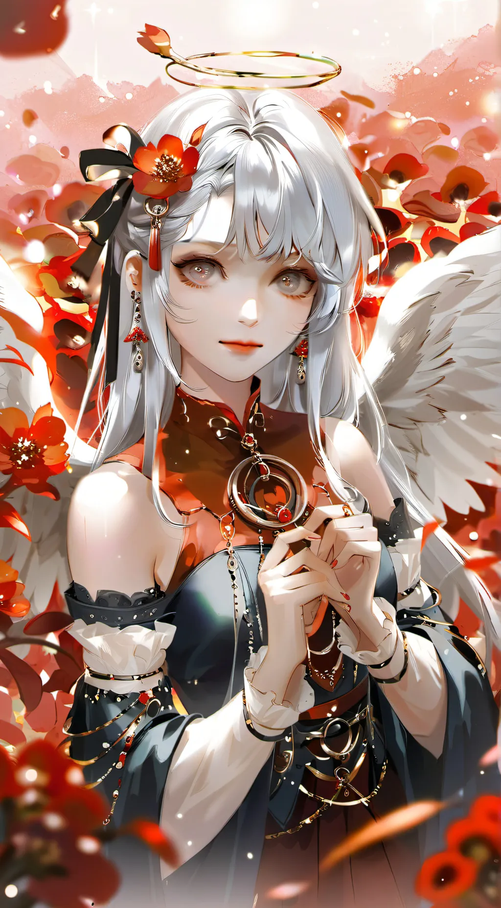 ai character: ur guardian angel  background