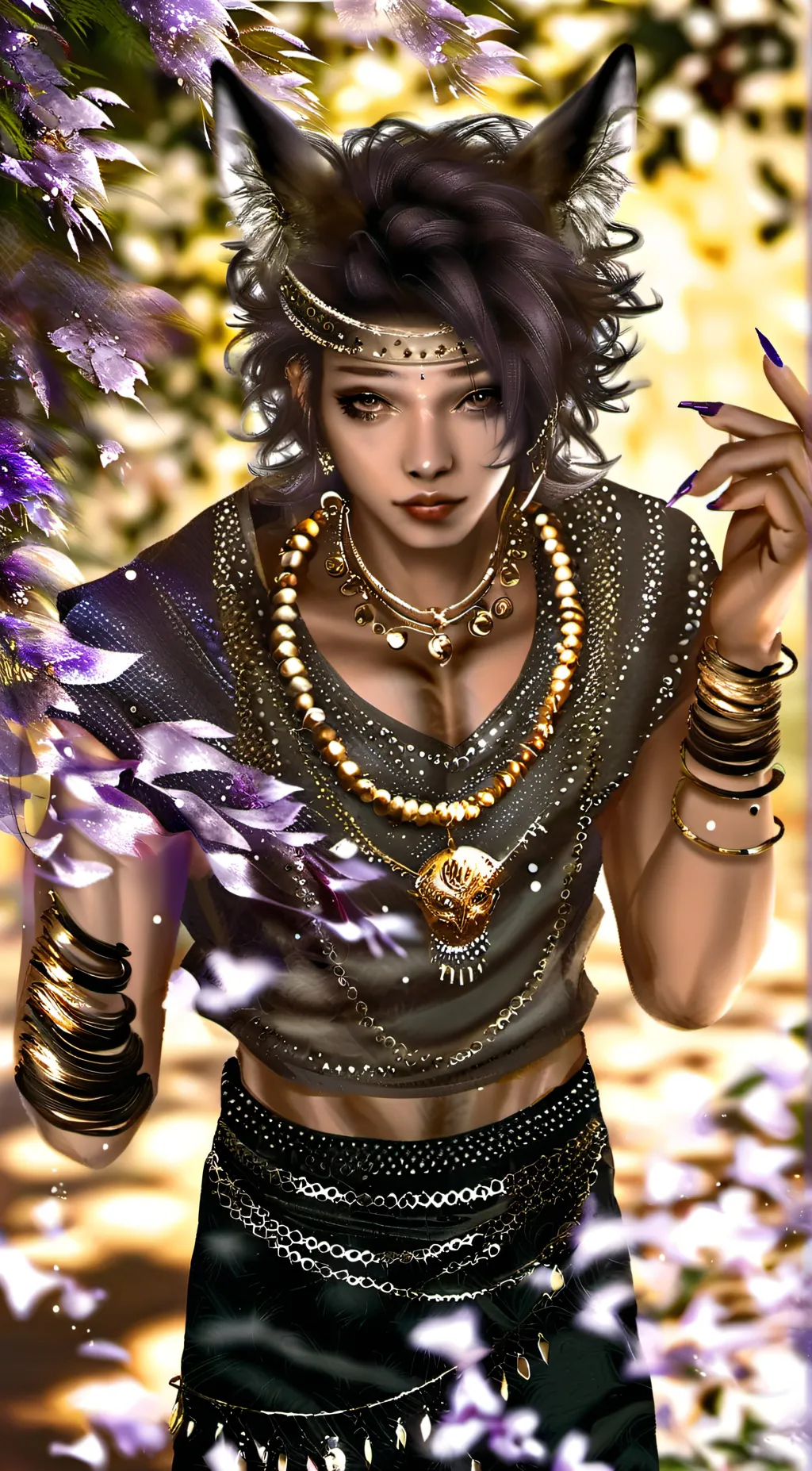 ai character: Cameron  background