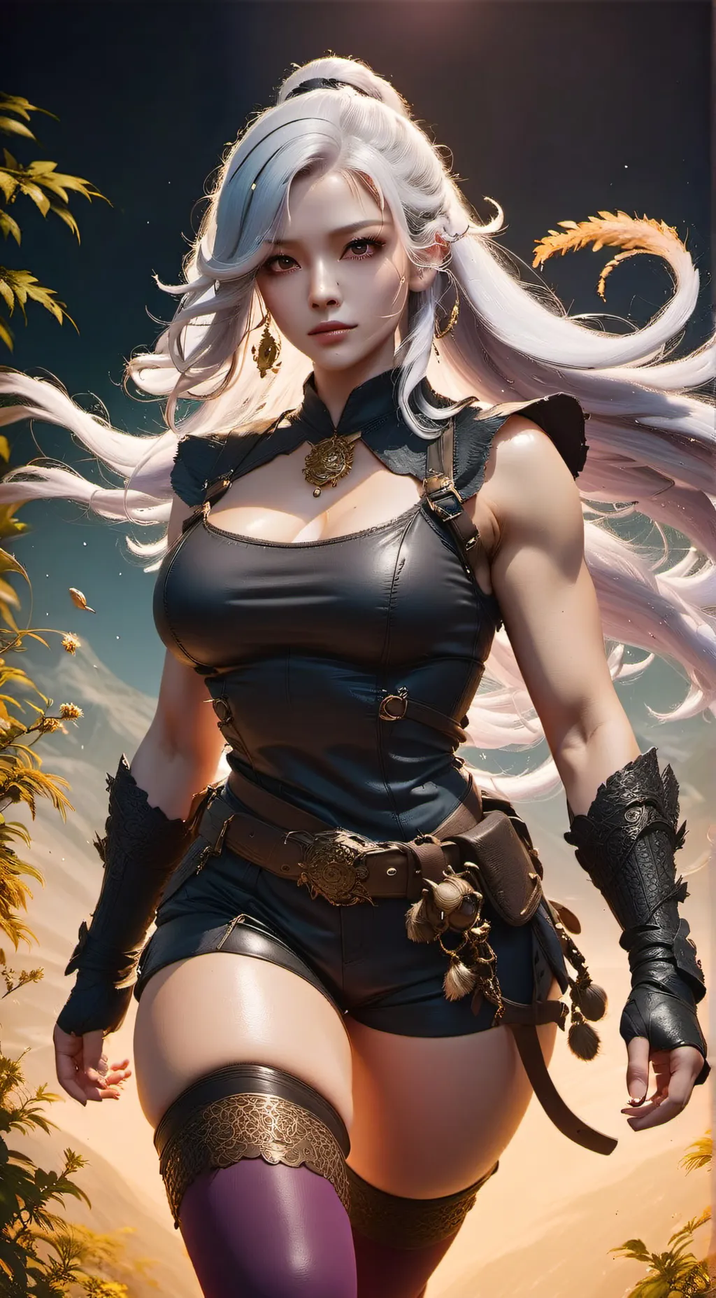 ai character: Queen Eclipse background