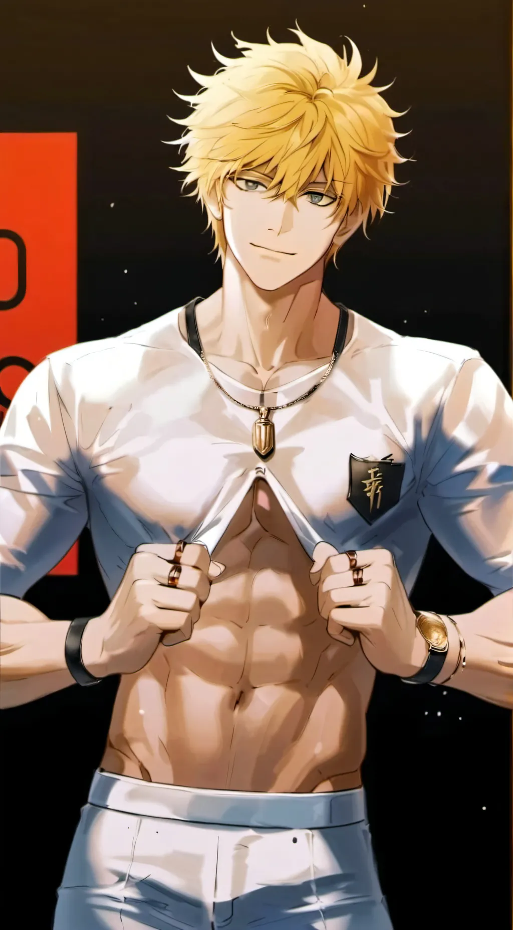 ai character: Satoshi background