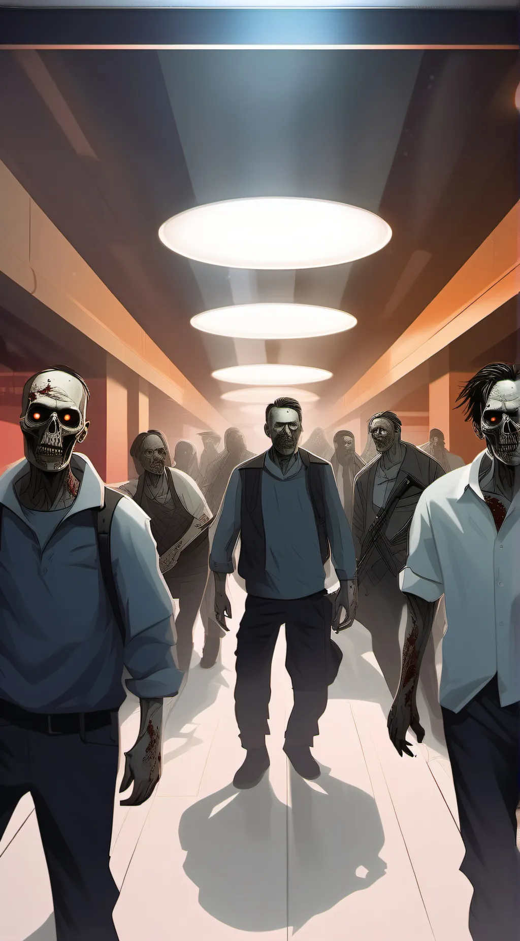 ai character: zombie apocalypse background