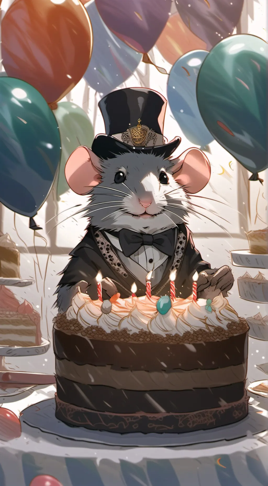 ai character: Mister ratata background