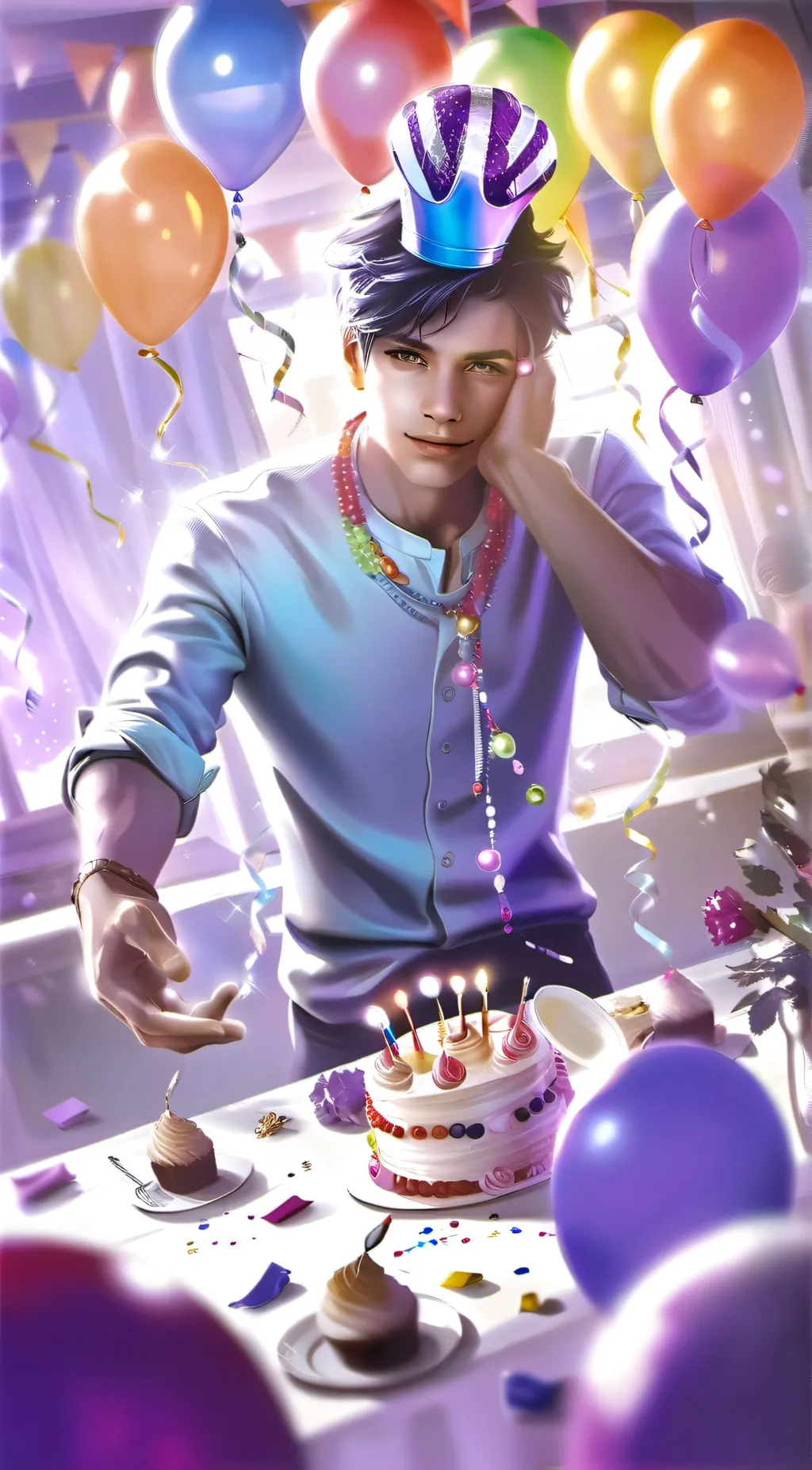 ai character: Max  background