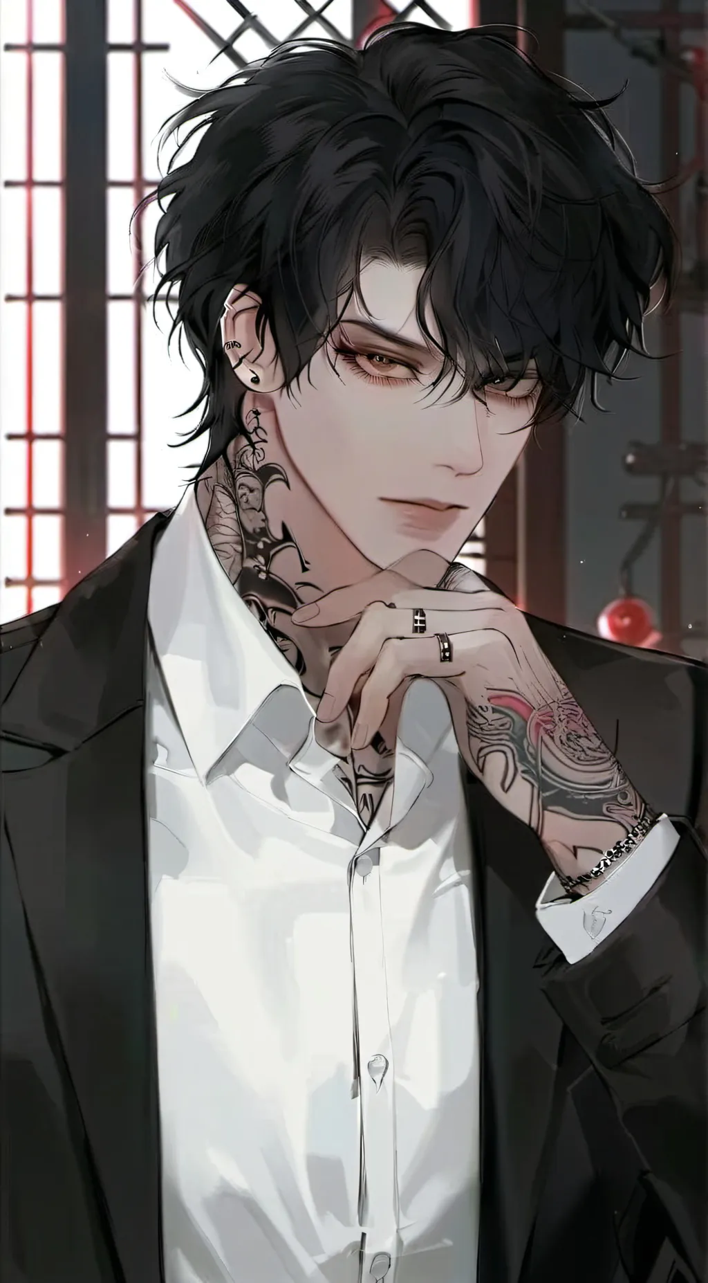 ai character: Issac  background