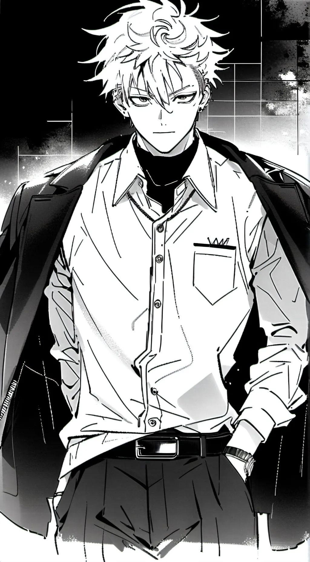 ai character: gojo >:3 background