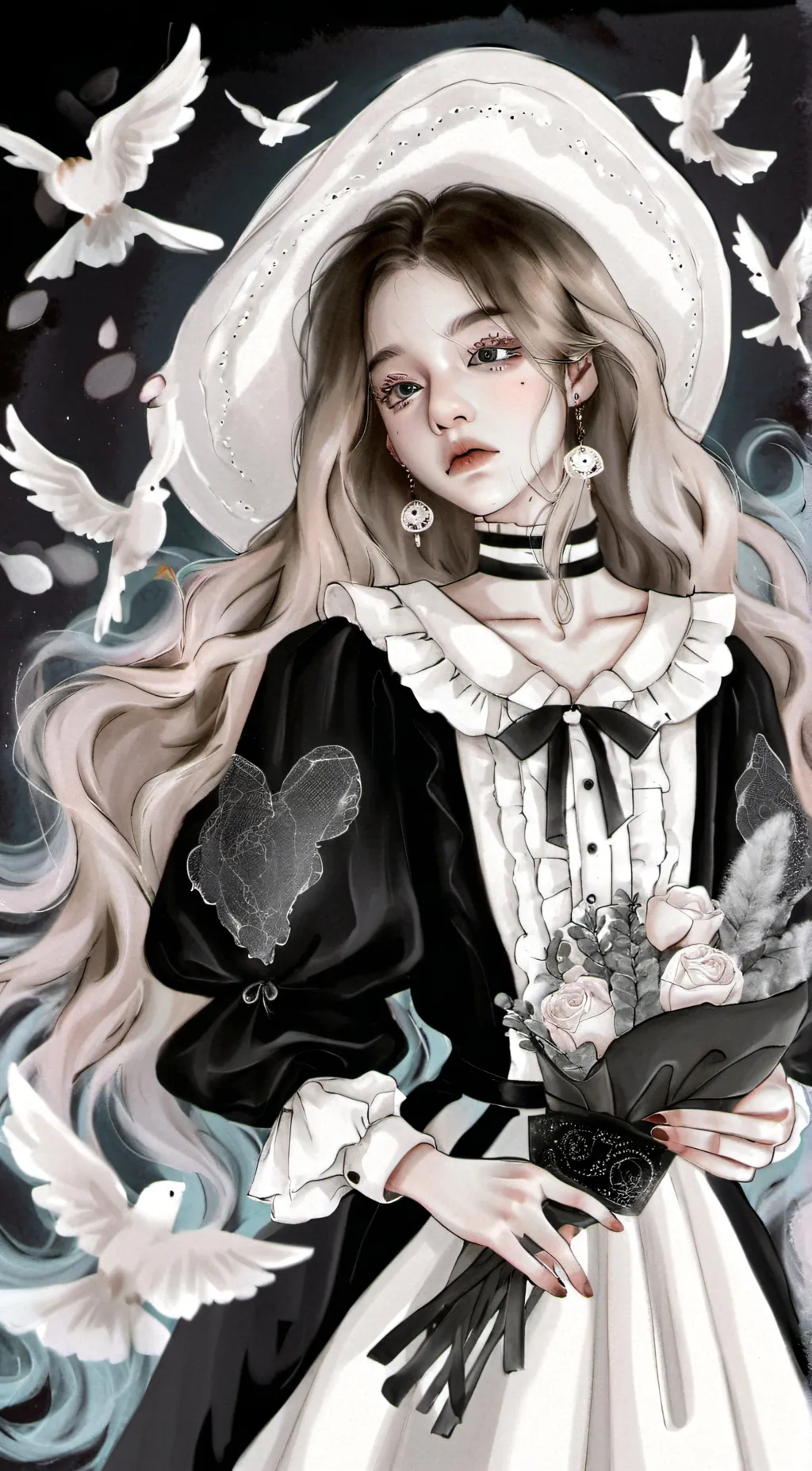 ai character: Star background