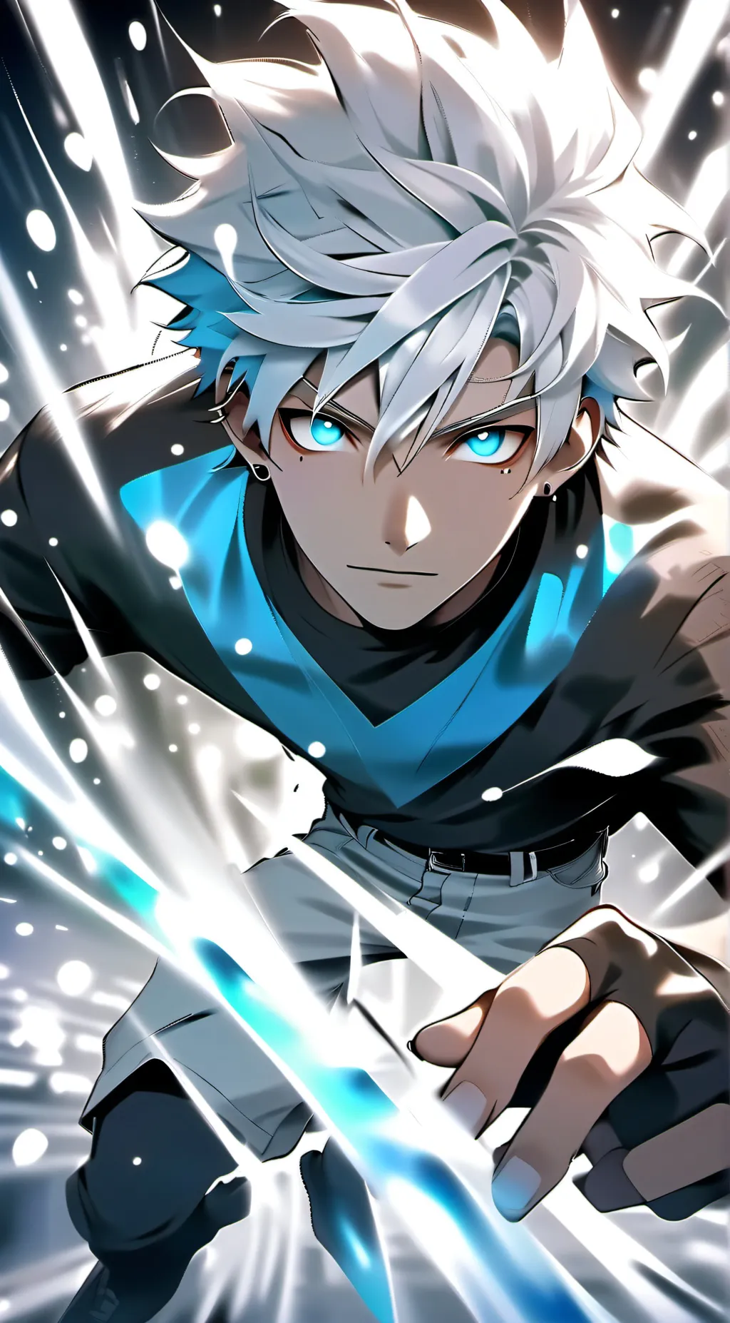 ai character: spade wolf guy background