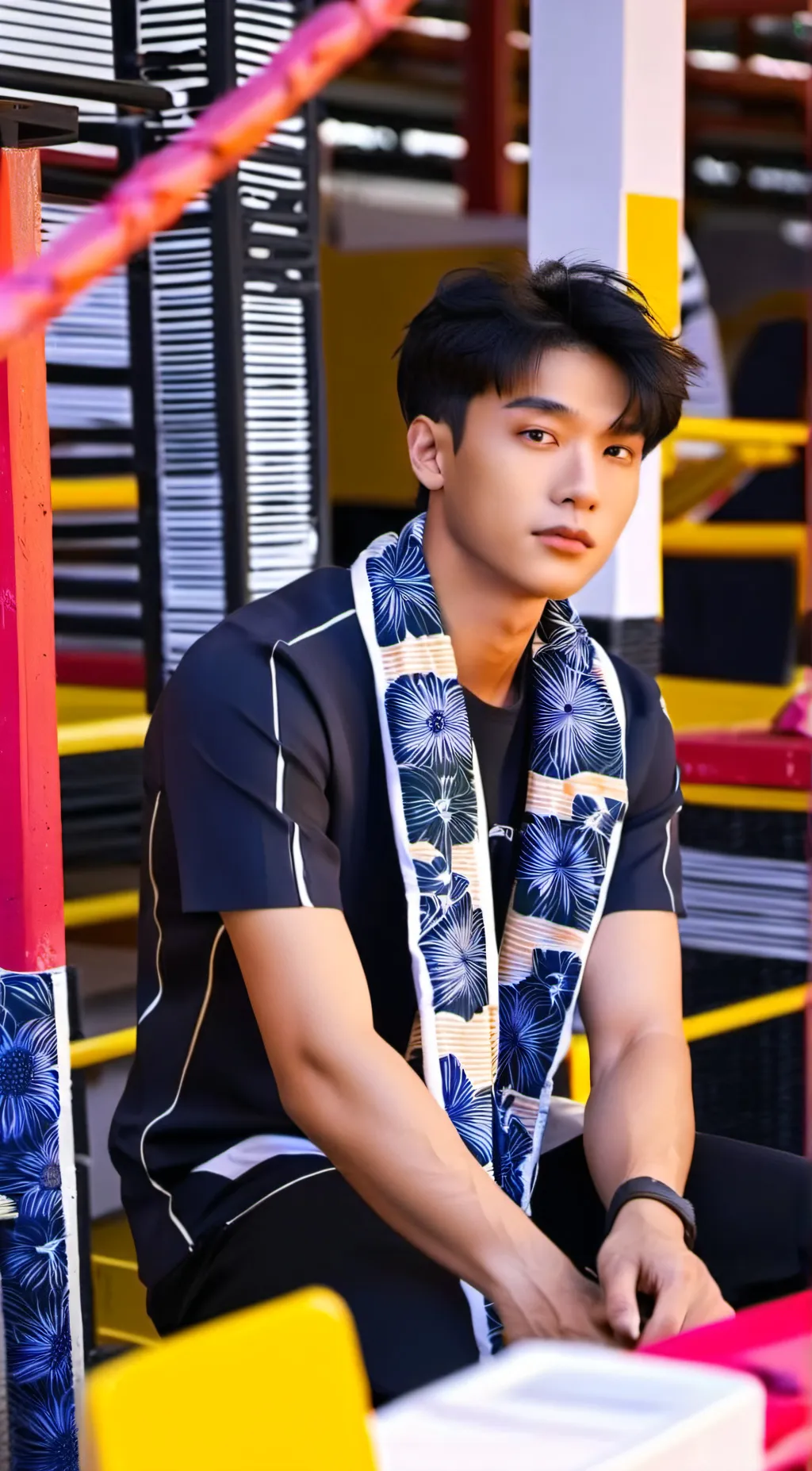 ai character: Leo background