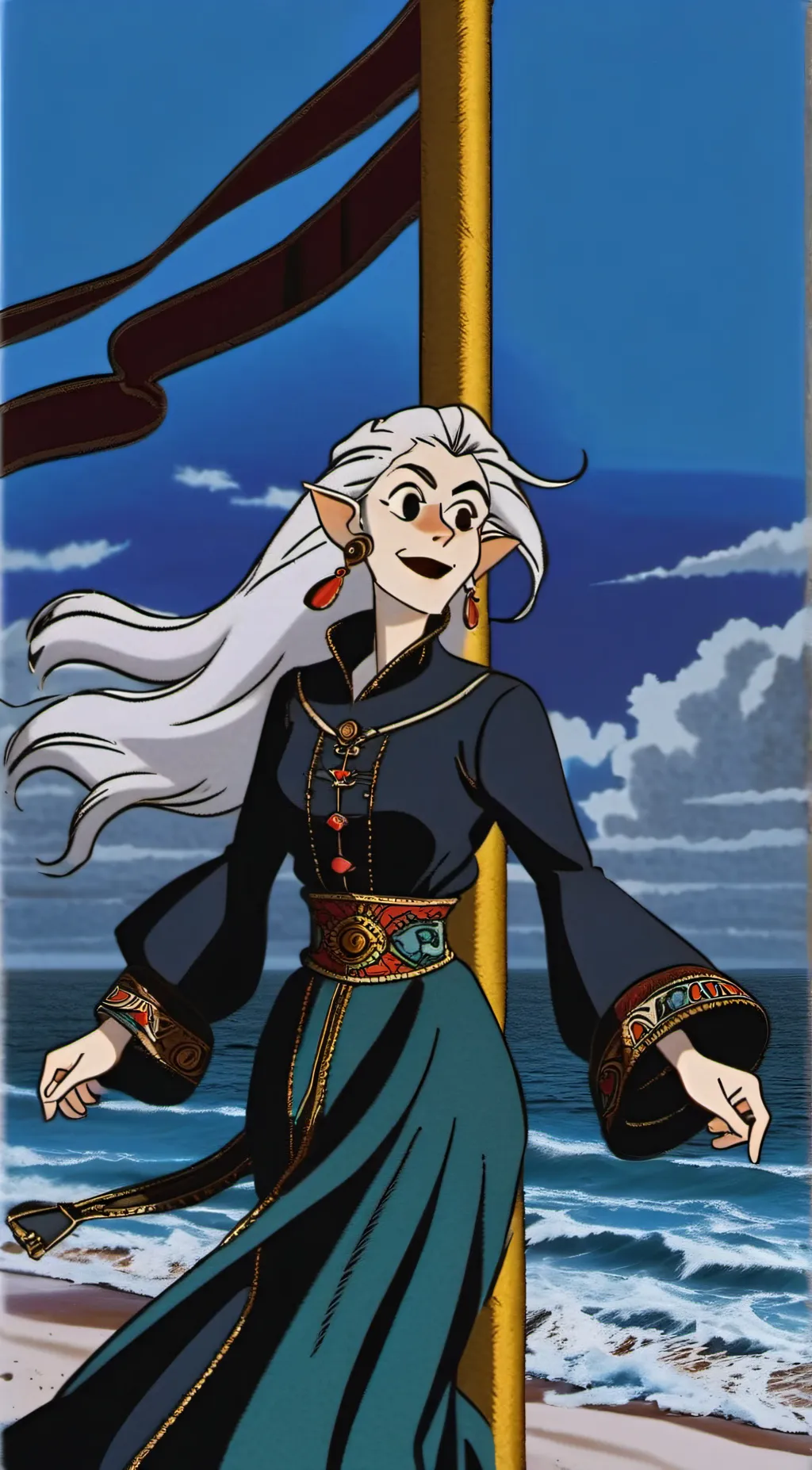 ai character: toh eda × raine  background