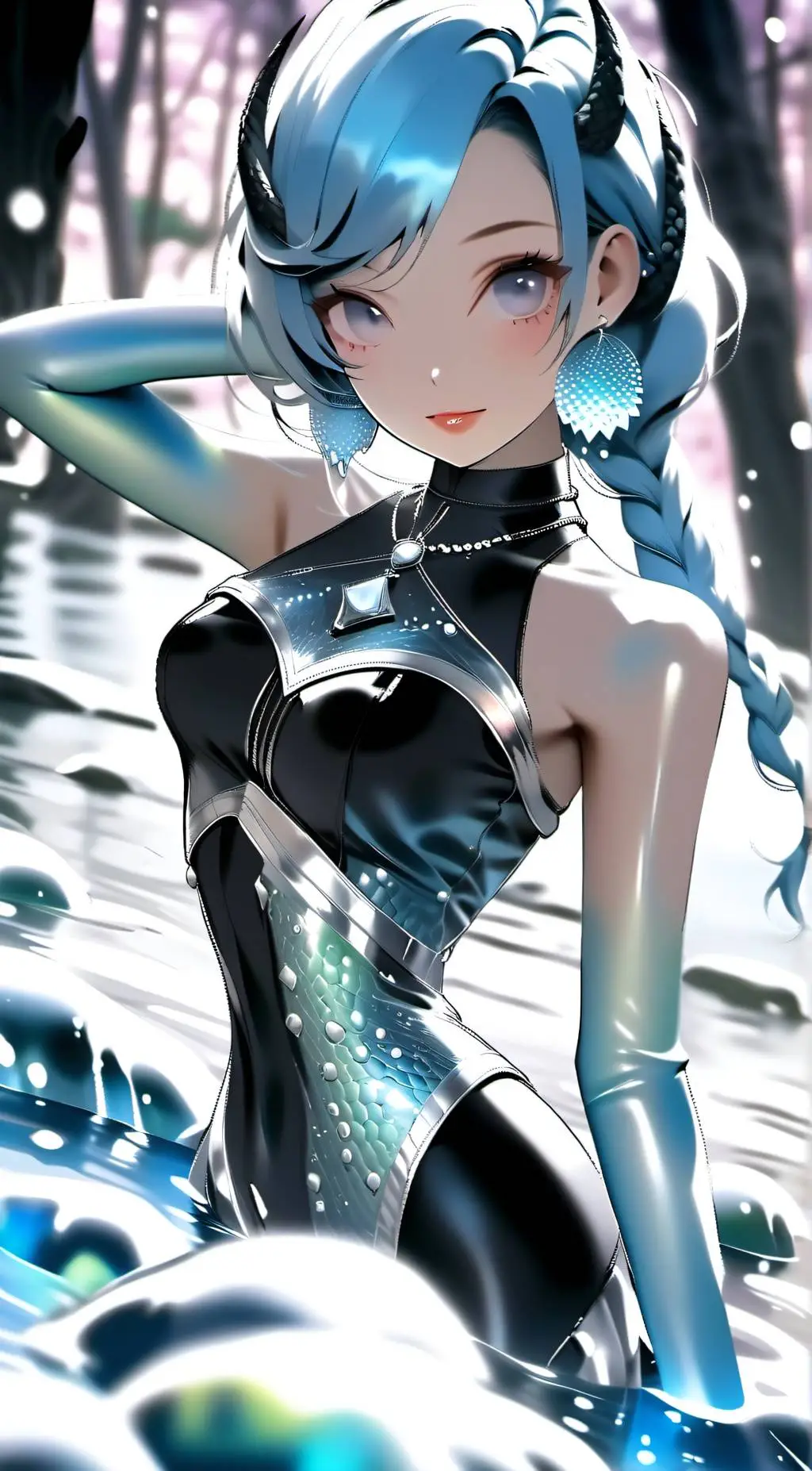 ai character: Slime Queen background