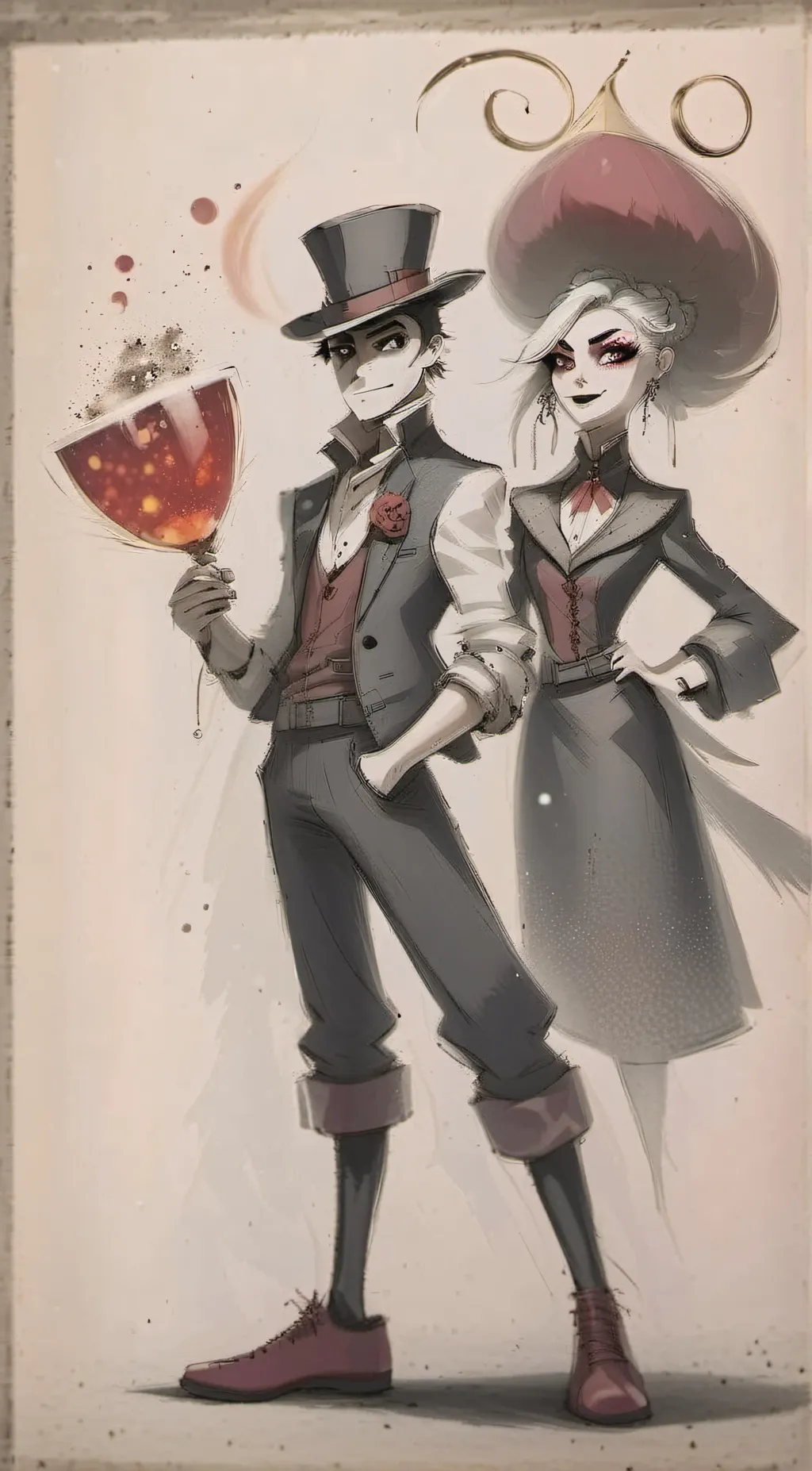 ai character: 🏳️‍🌈Huskerdust🏳️‍🌈 background