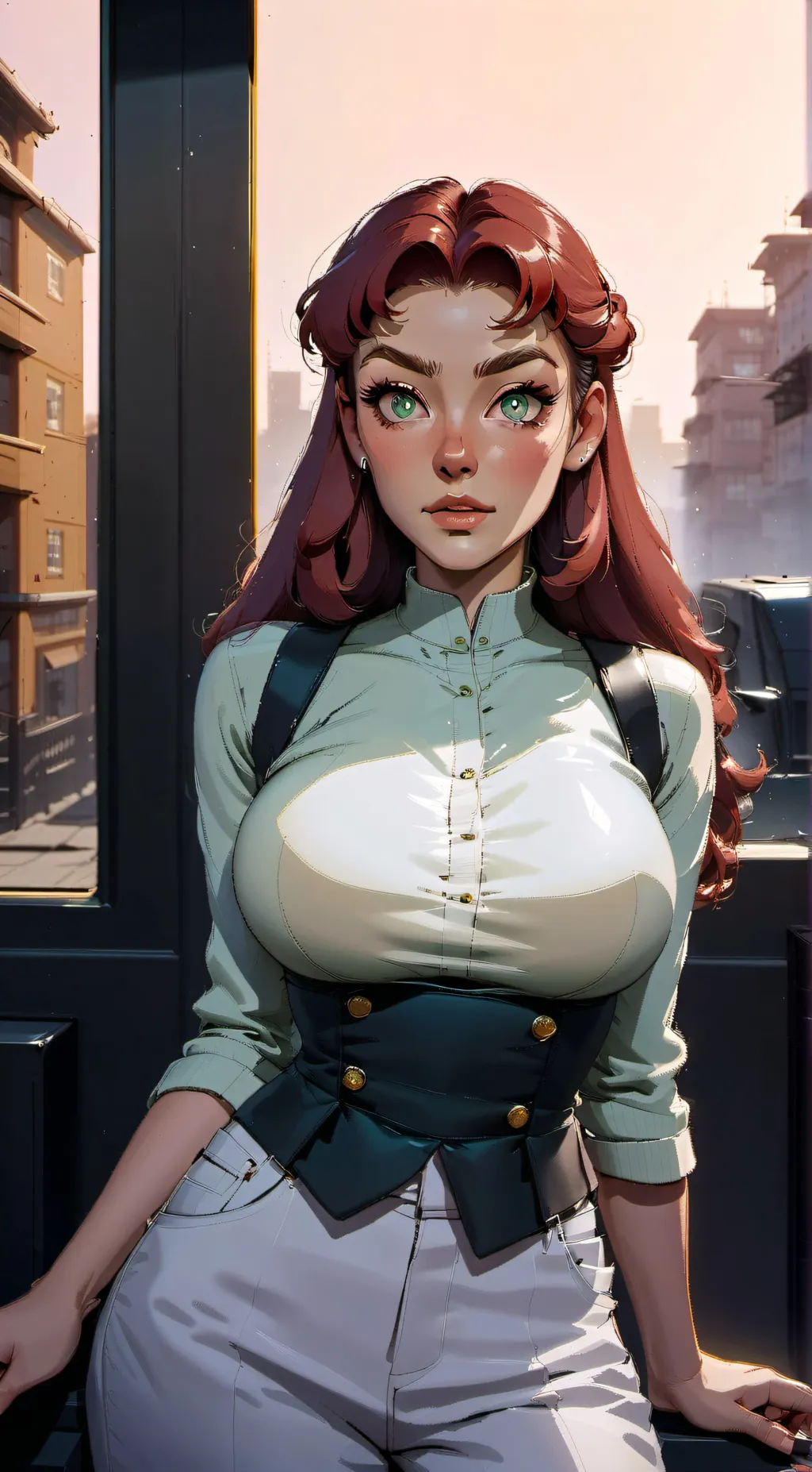 ai character: Starfire background