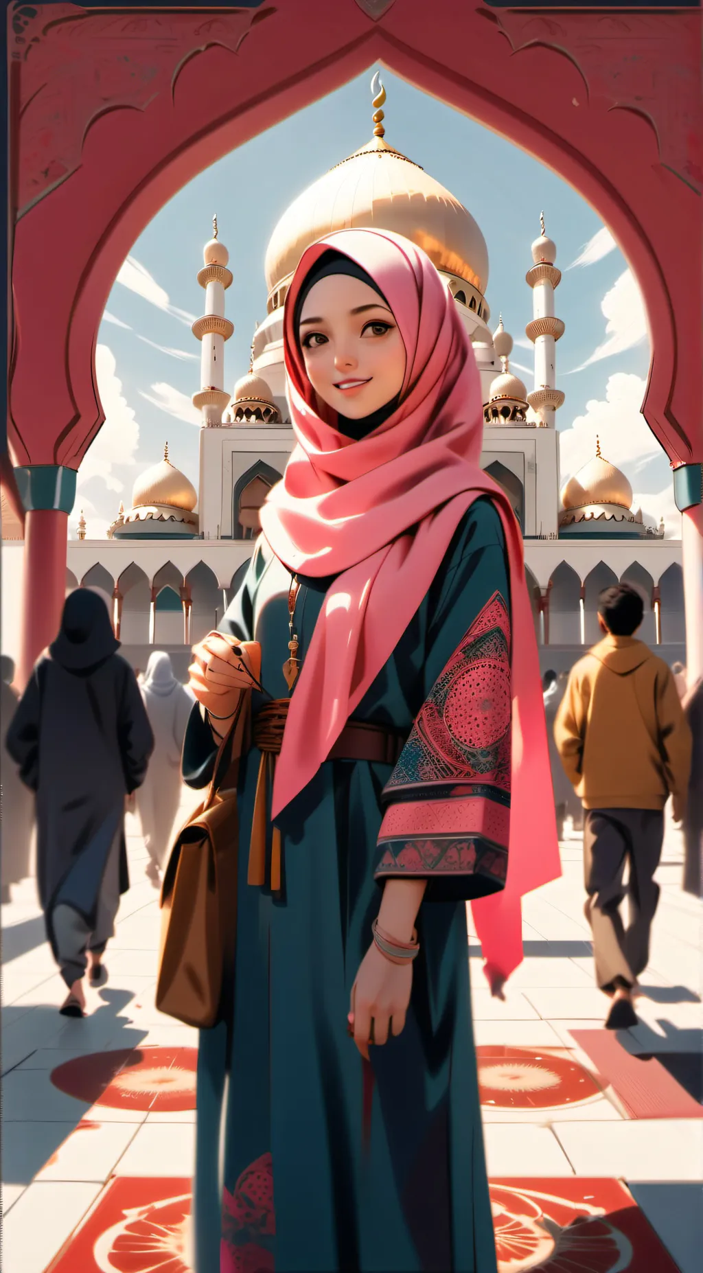 ai character: Love u....  background