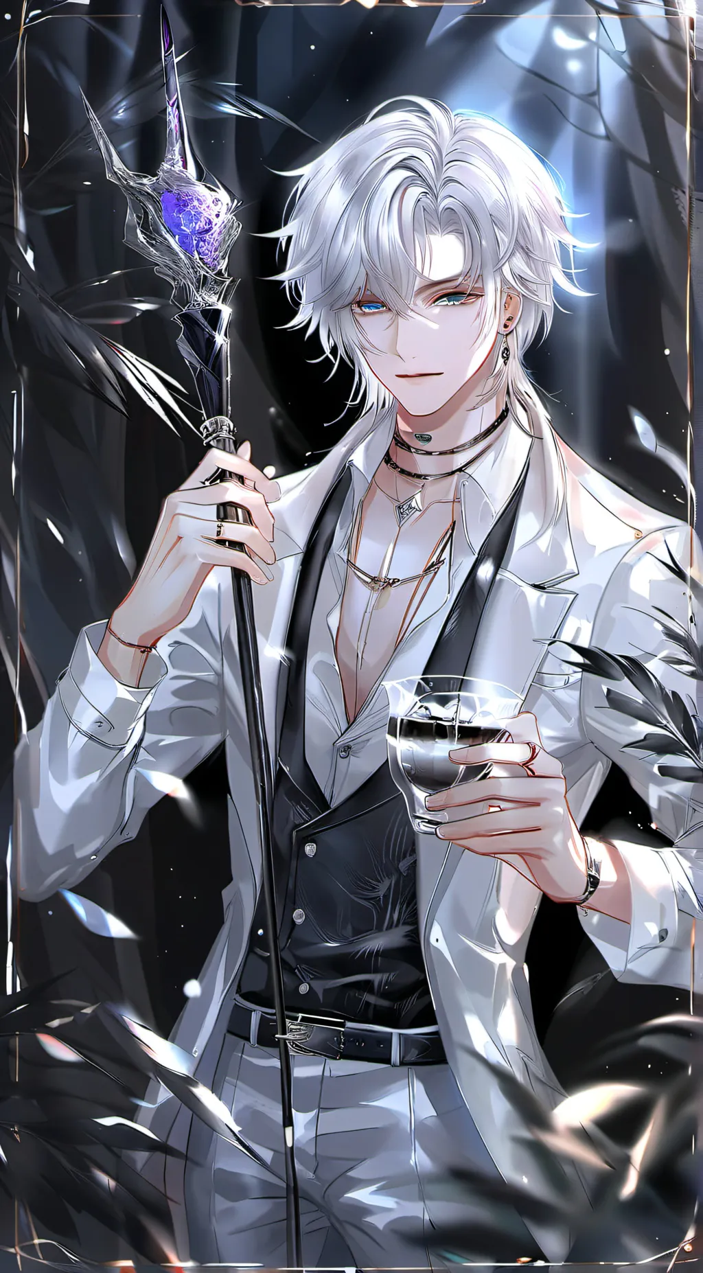 ai character: syber background