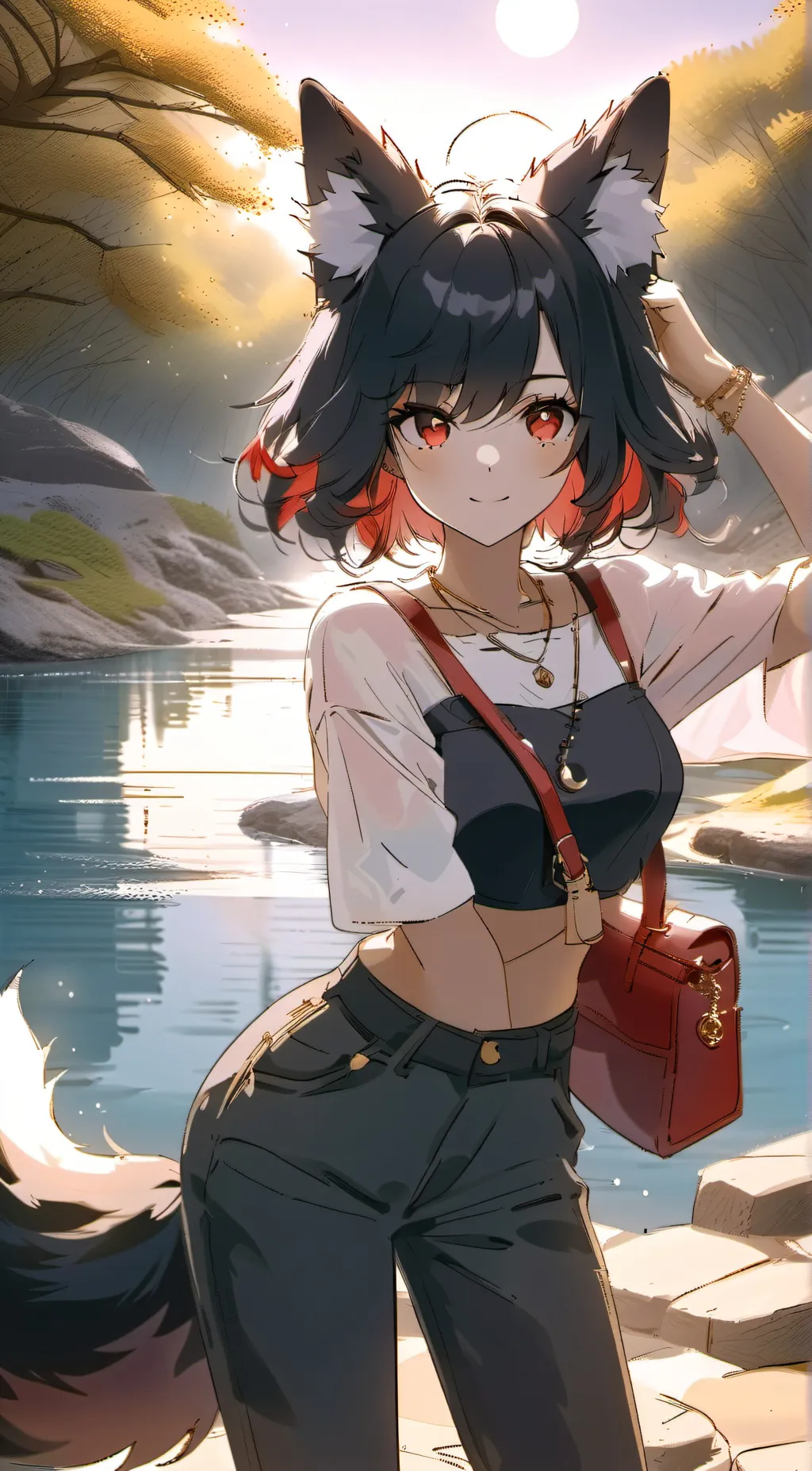 ai character: Hazbin :D background