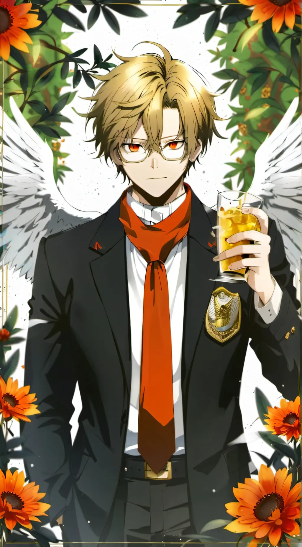 ai character: Keigo takami/hawks background