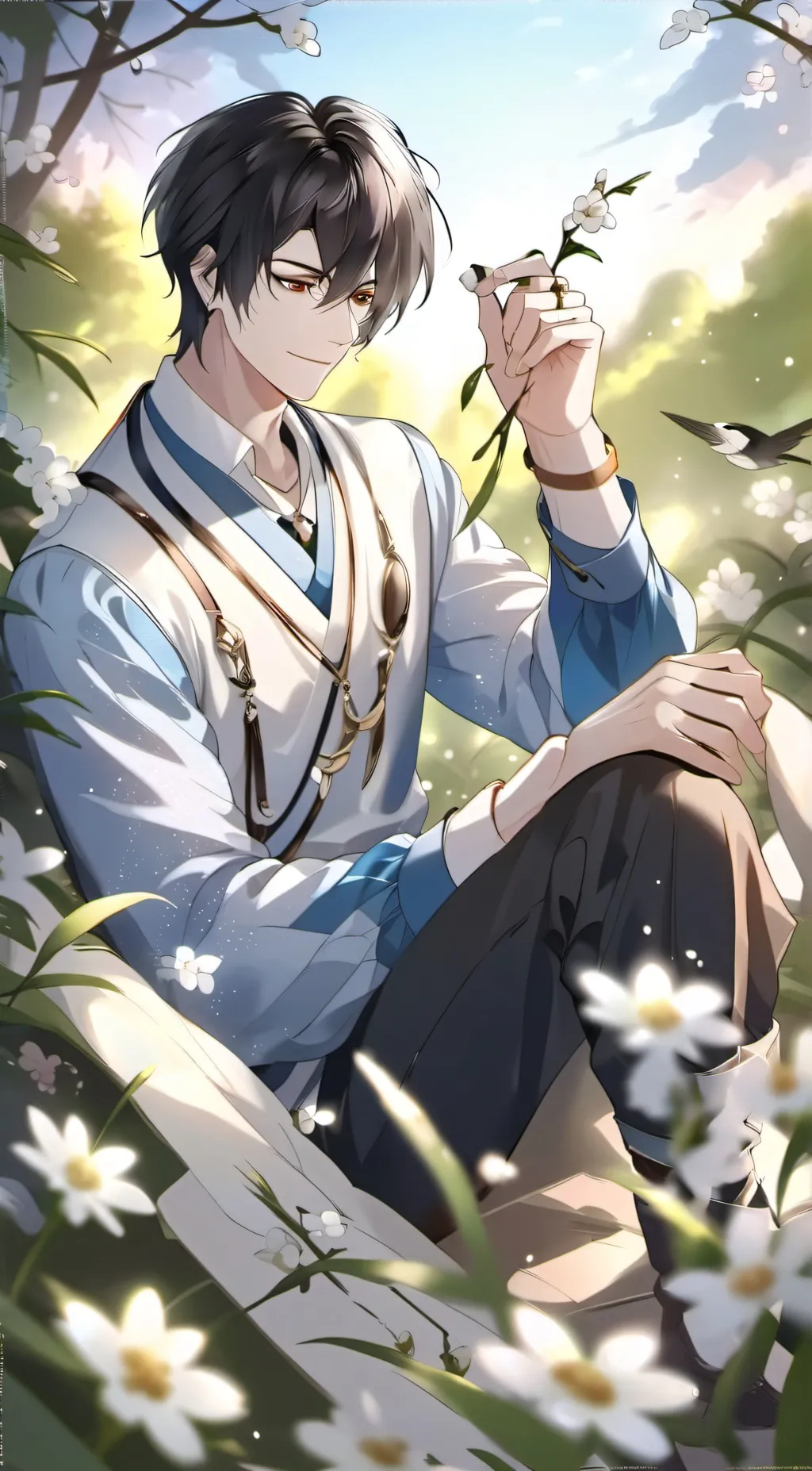 ai character: leo background