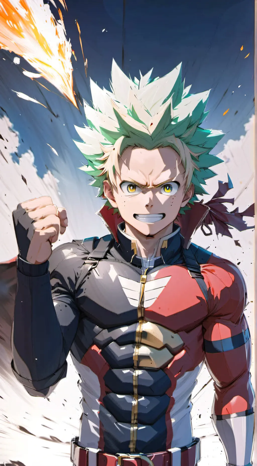ai character: Allmight background