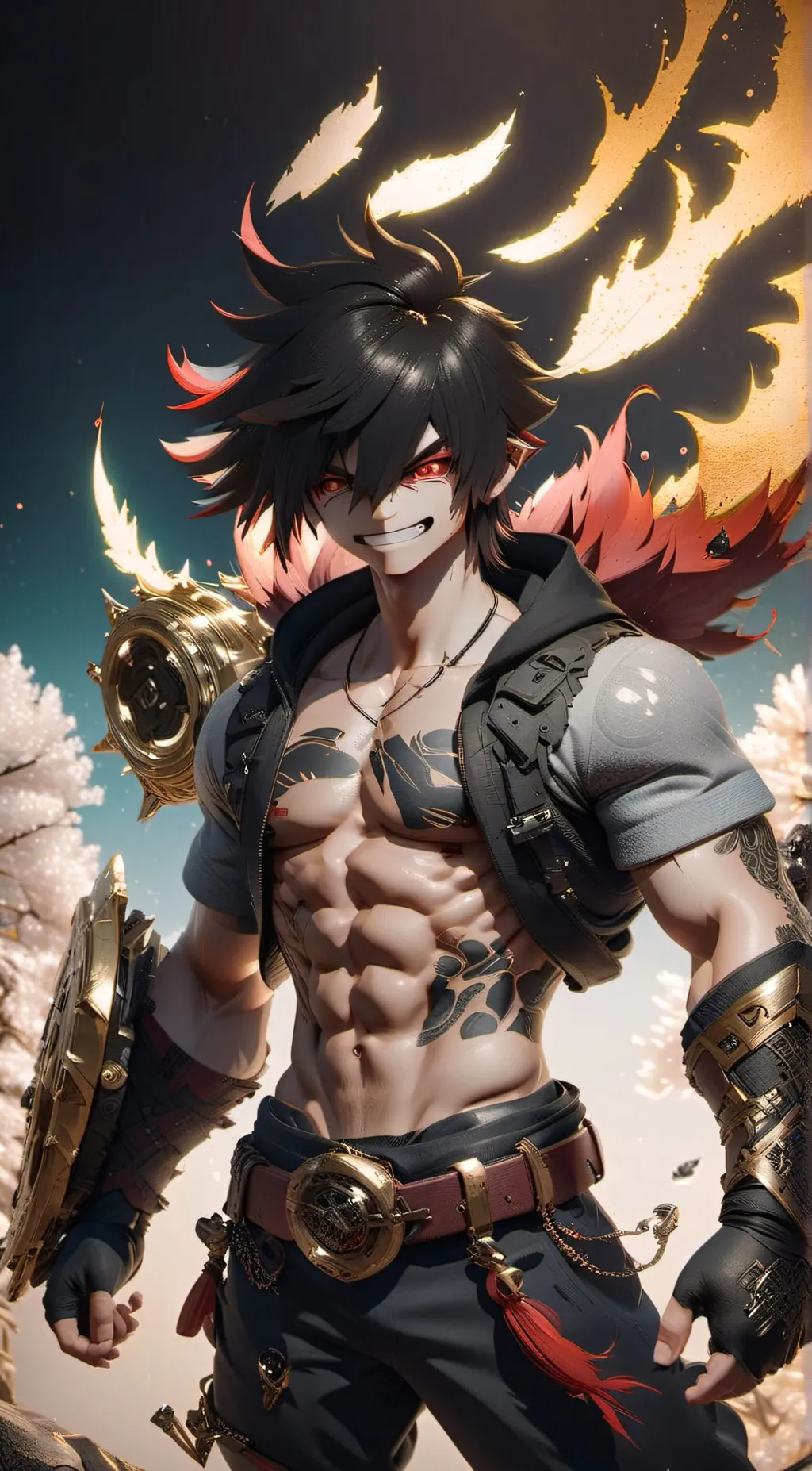 ai character: Aaron  background