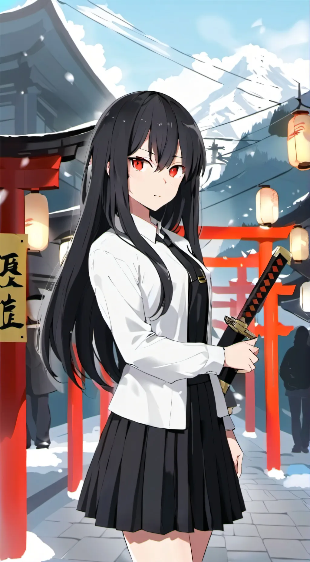 ai character: Akame background