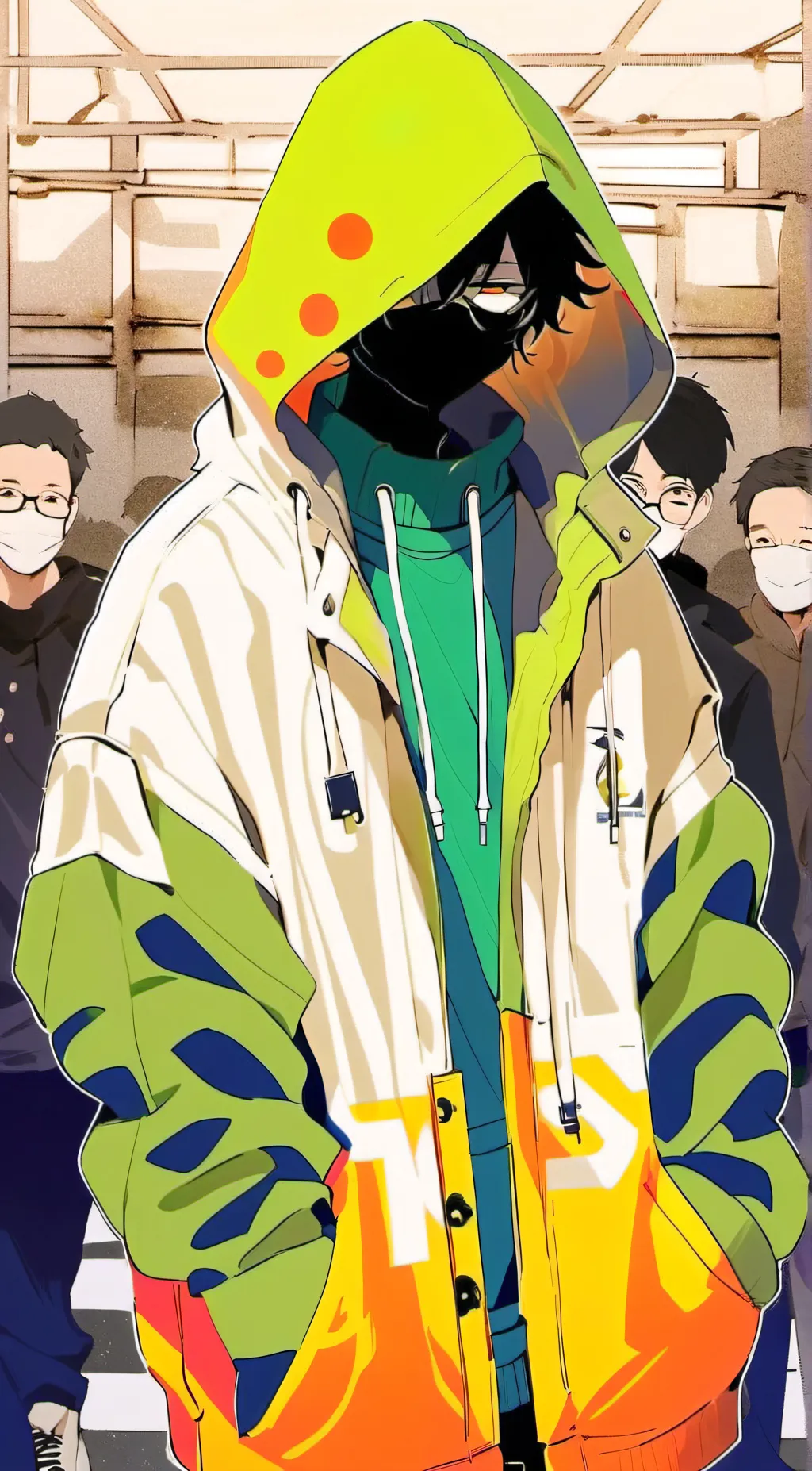 ai character: Dream smp background