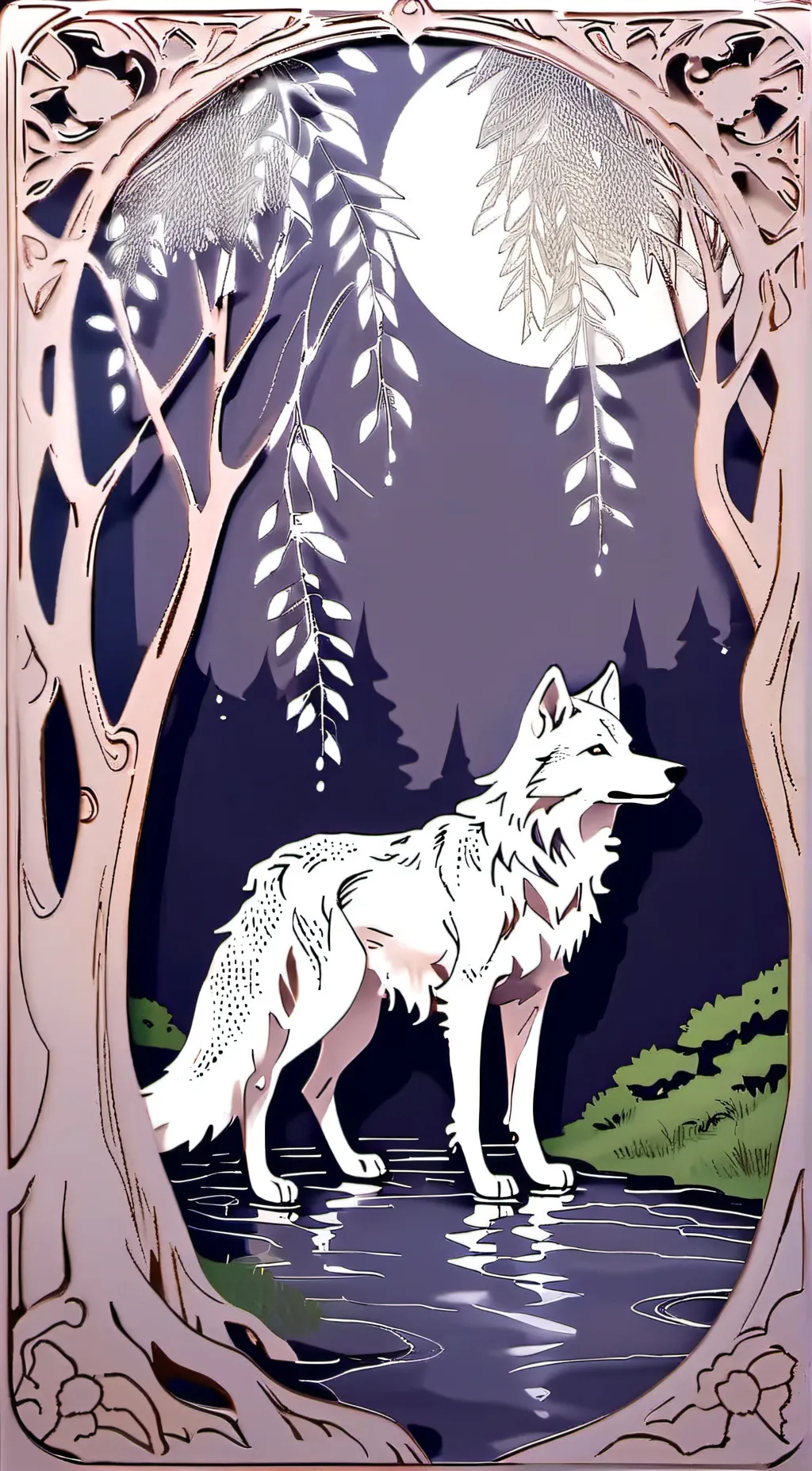 ai character: spirit  background