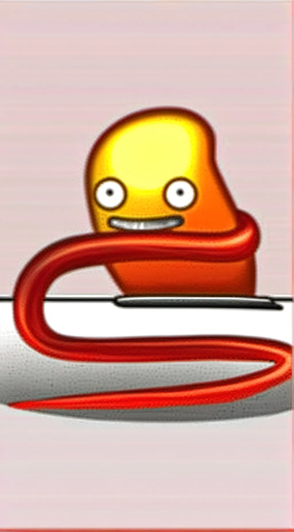 ai character: Offbrand larva 💀 background