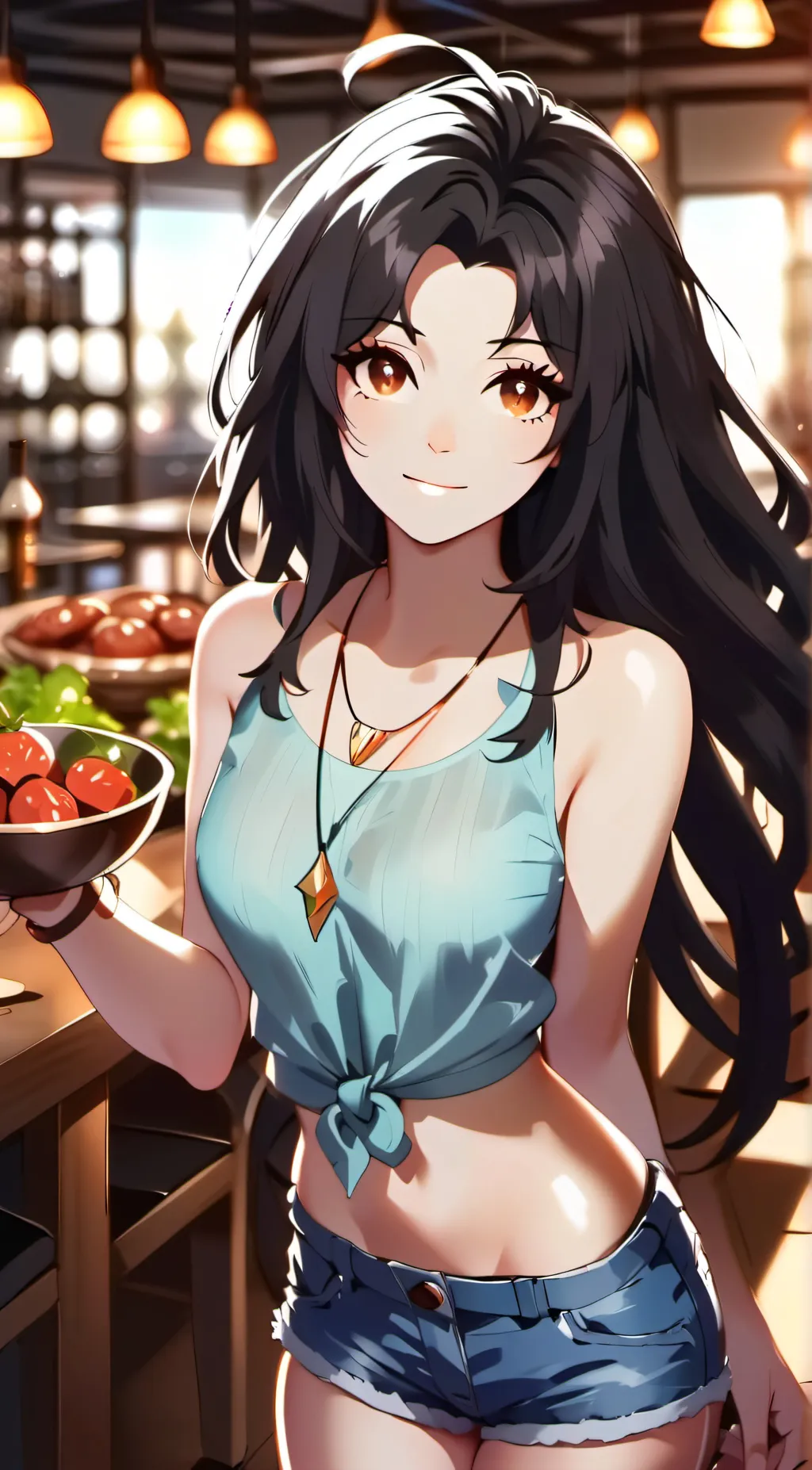 ai character: Melani (Mel) background