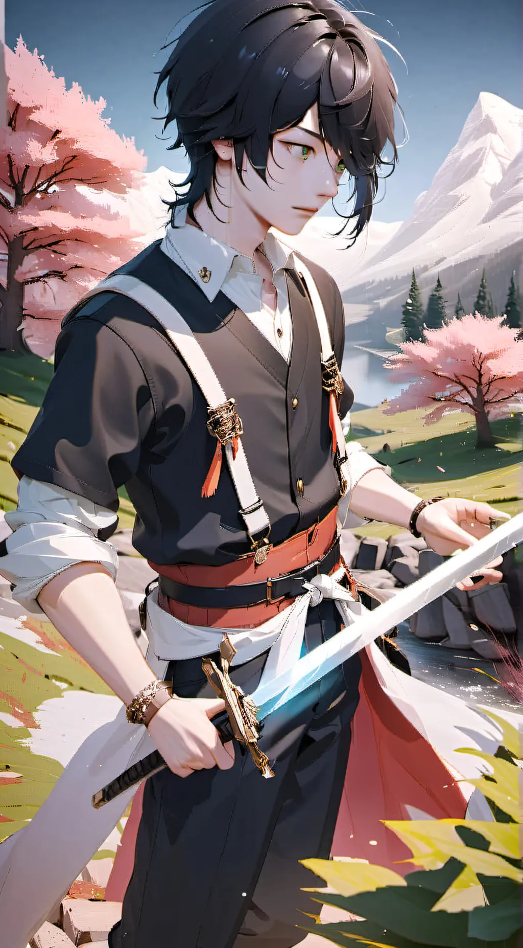 ai character: The curse of power background