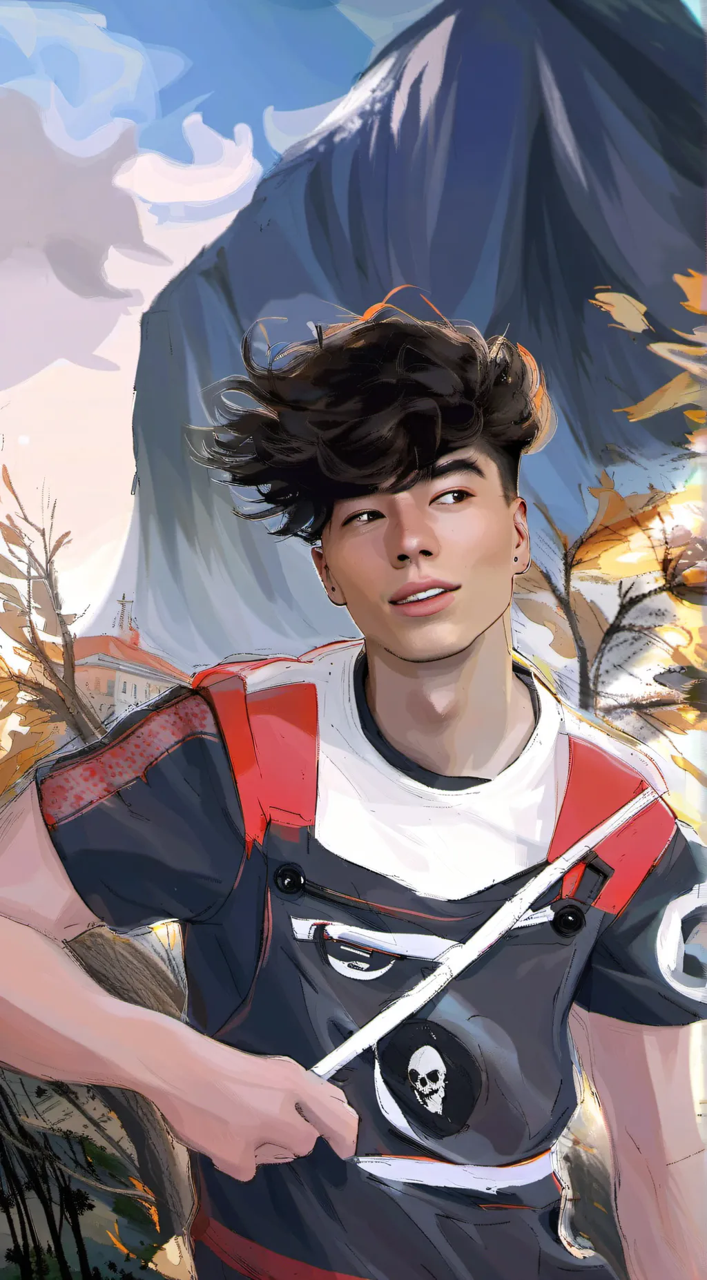 ai character: kristian  background