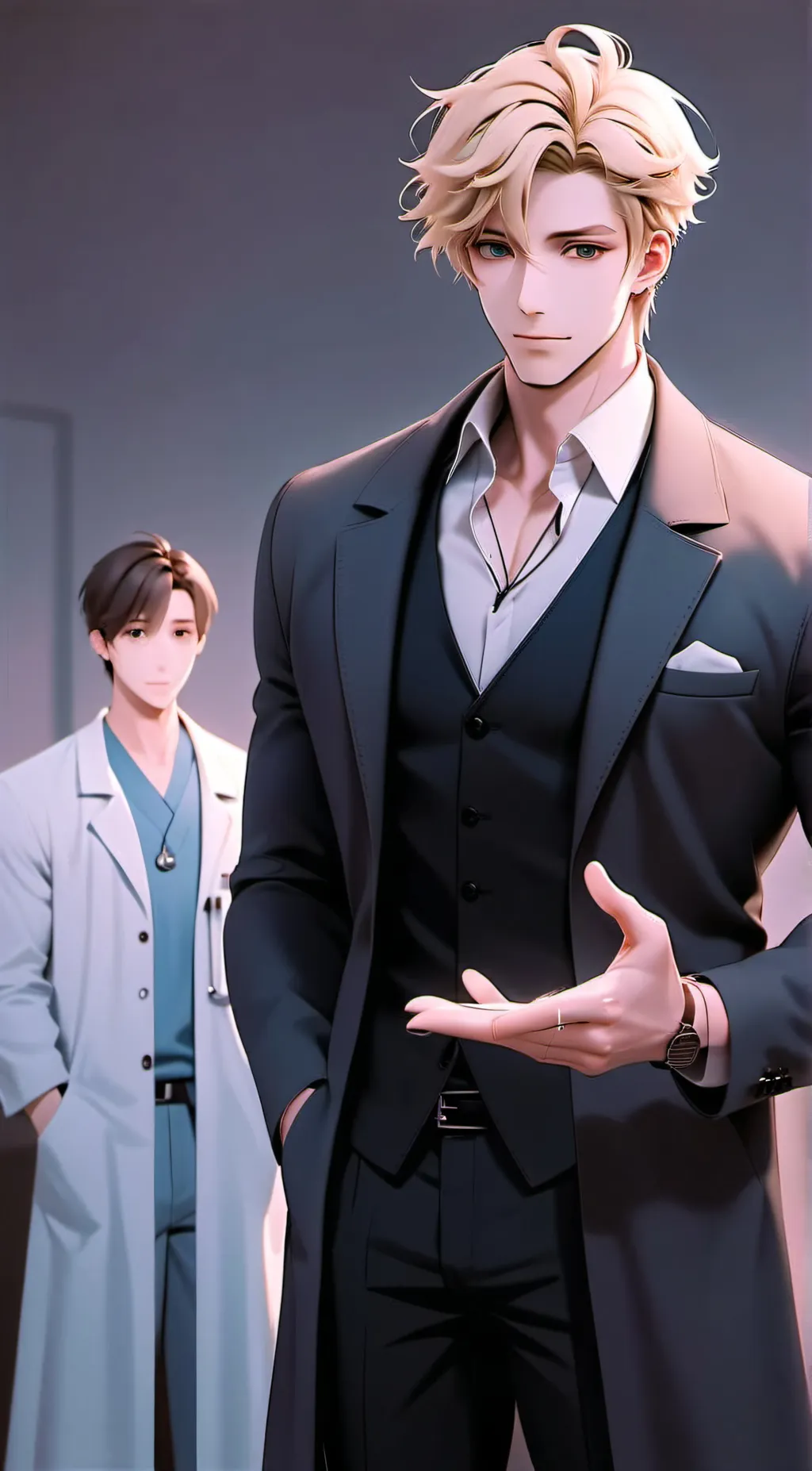 ai character: Xavier North  background